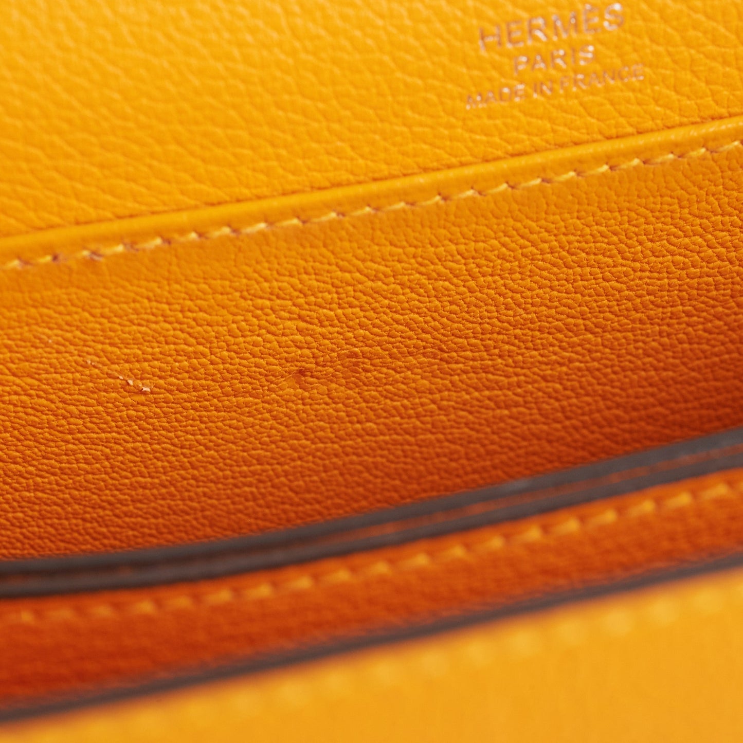 Hermes Mini Roulis Jaune D'Or Bag