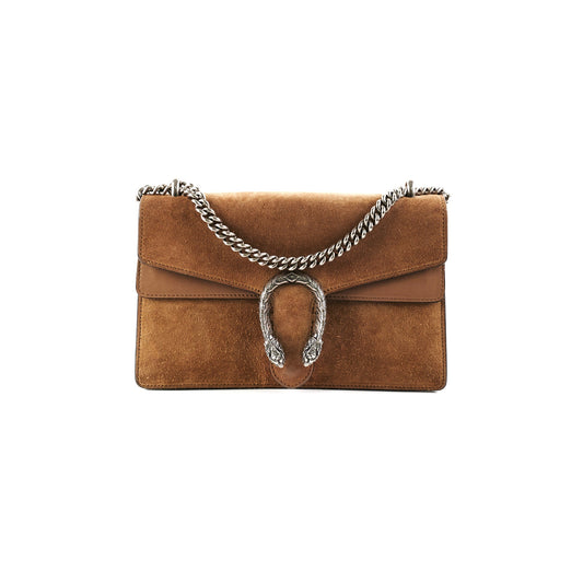 Gucci Dionysus Medium Brown Suede Bag