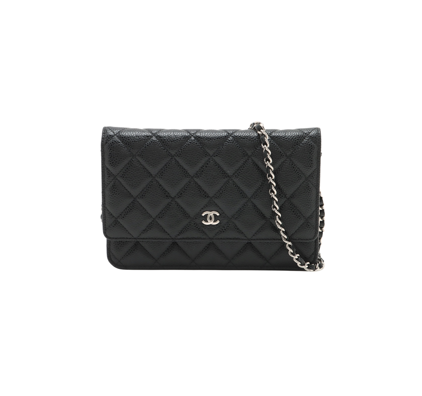 Chanel Caviar Black Wallet on Chain WOC