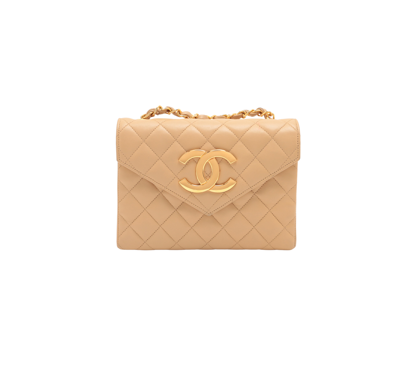 ITEM 17 - Chanel  Mini CC Beige Single Flap Bag