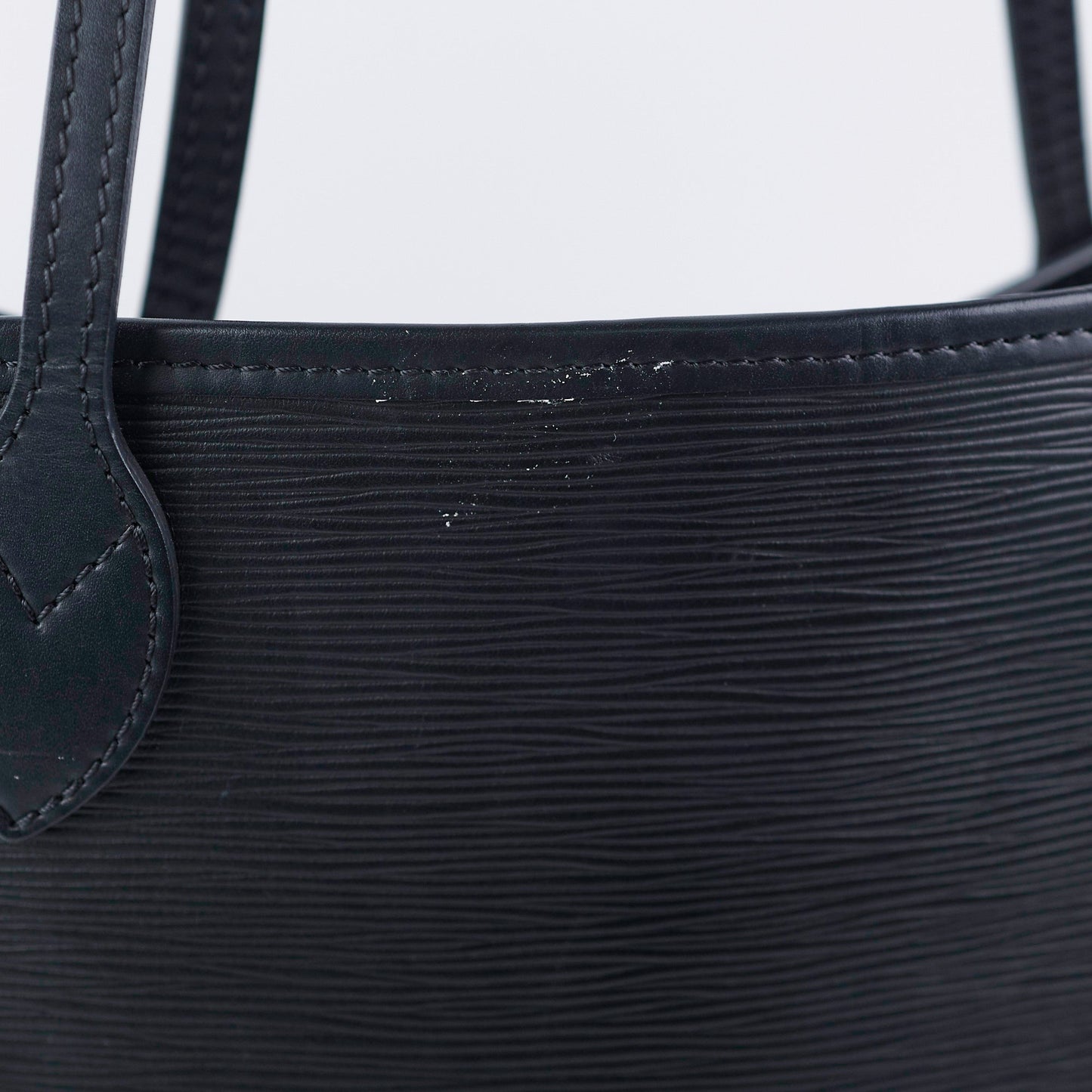 Louis Vuitton Neverfull Tote Bag MM Black Epi