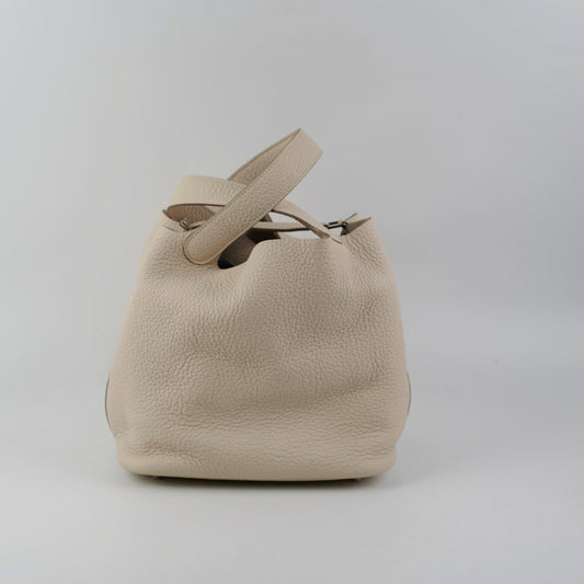 Hermes Picotin 22 Clemence Craie - C Stamp