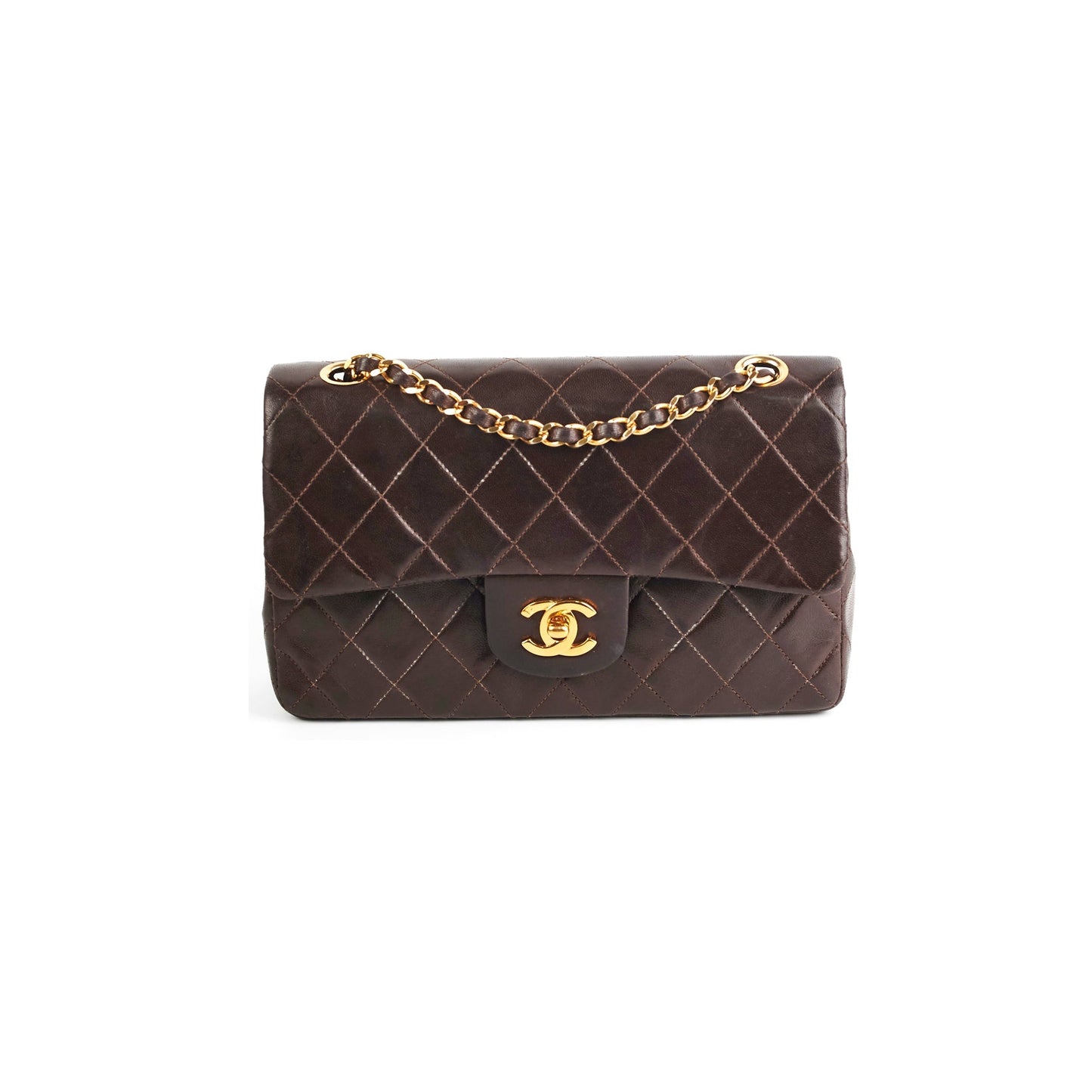Chanel  Classic Medium/Large Dark Brown