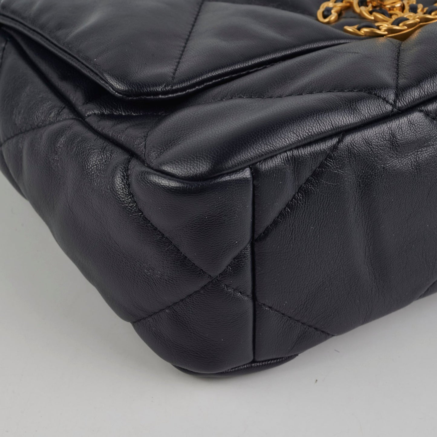 Chanel Small 19 Navy