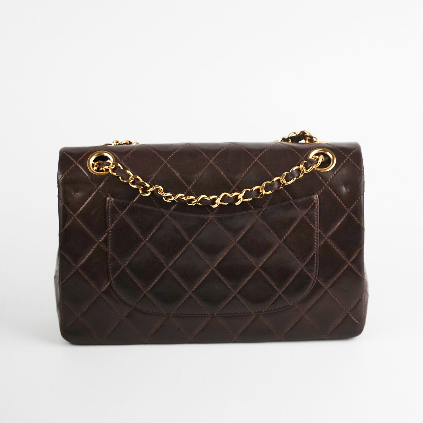 Chanel  Classic Medium/Large Dark Brown