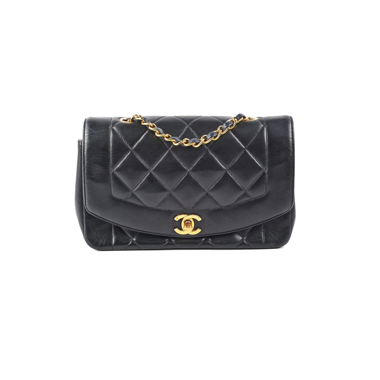 Chanel  Diana Small Black (Recoloured)