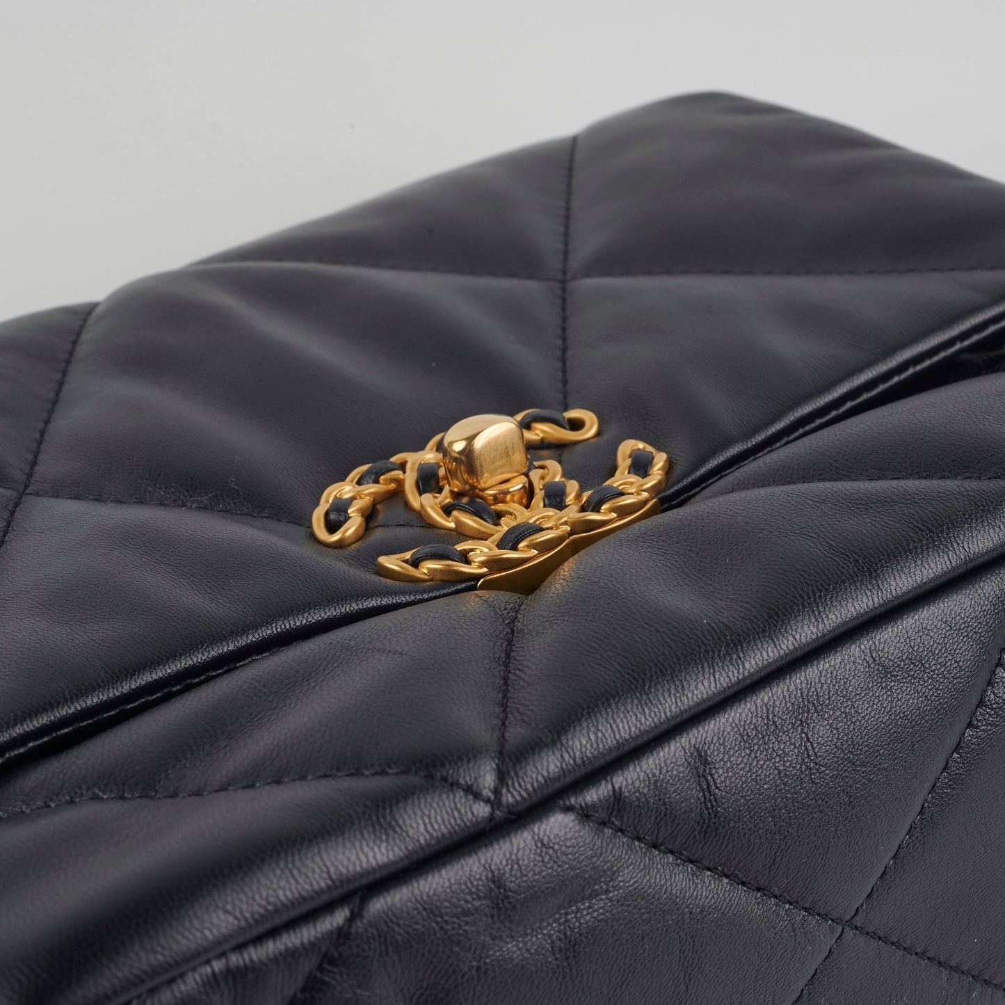 Chanel Small 19 Navy