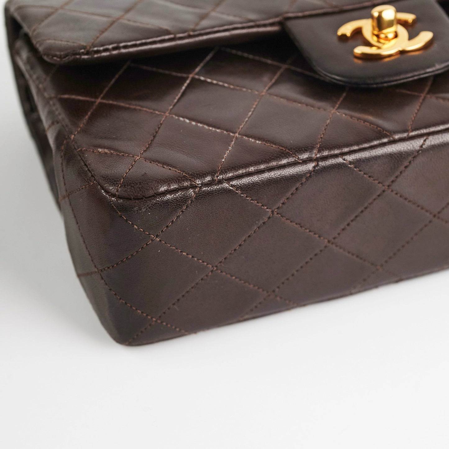 Chanel  Classic Medium/Large Dark Brown