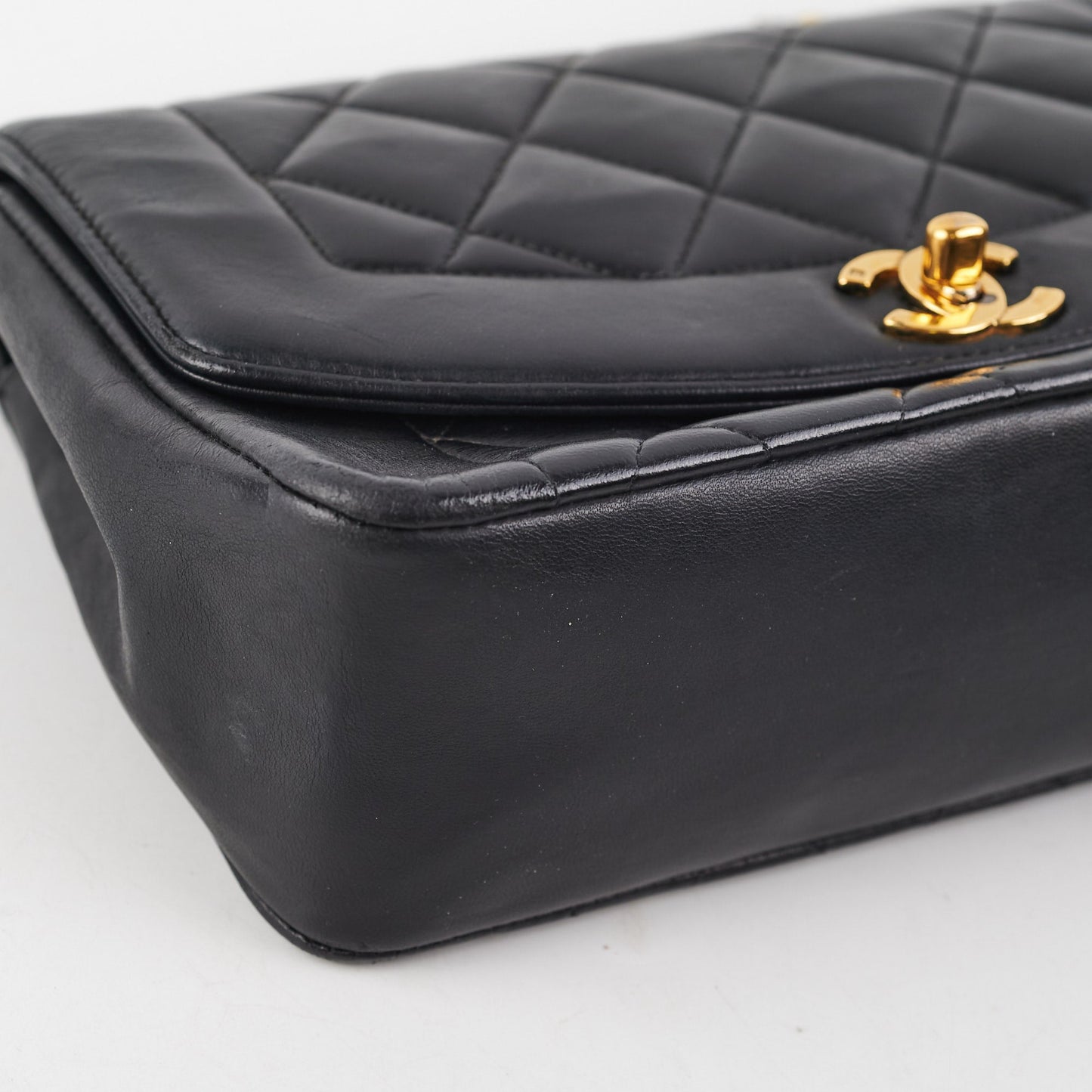 Chanel  Diana Small Black (Recoloured)