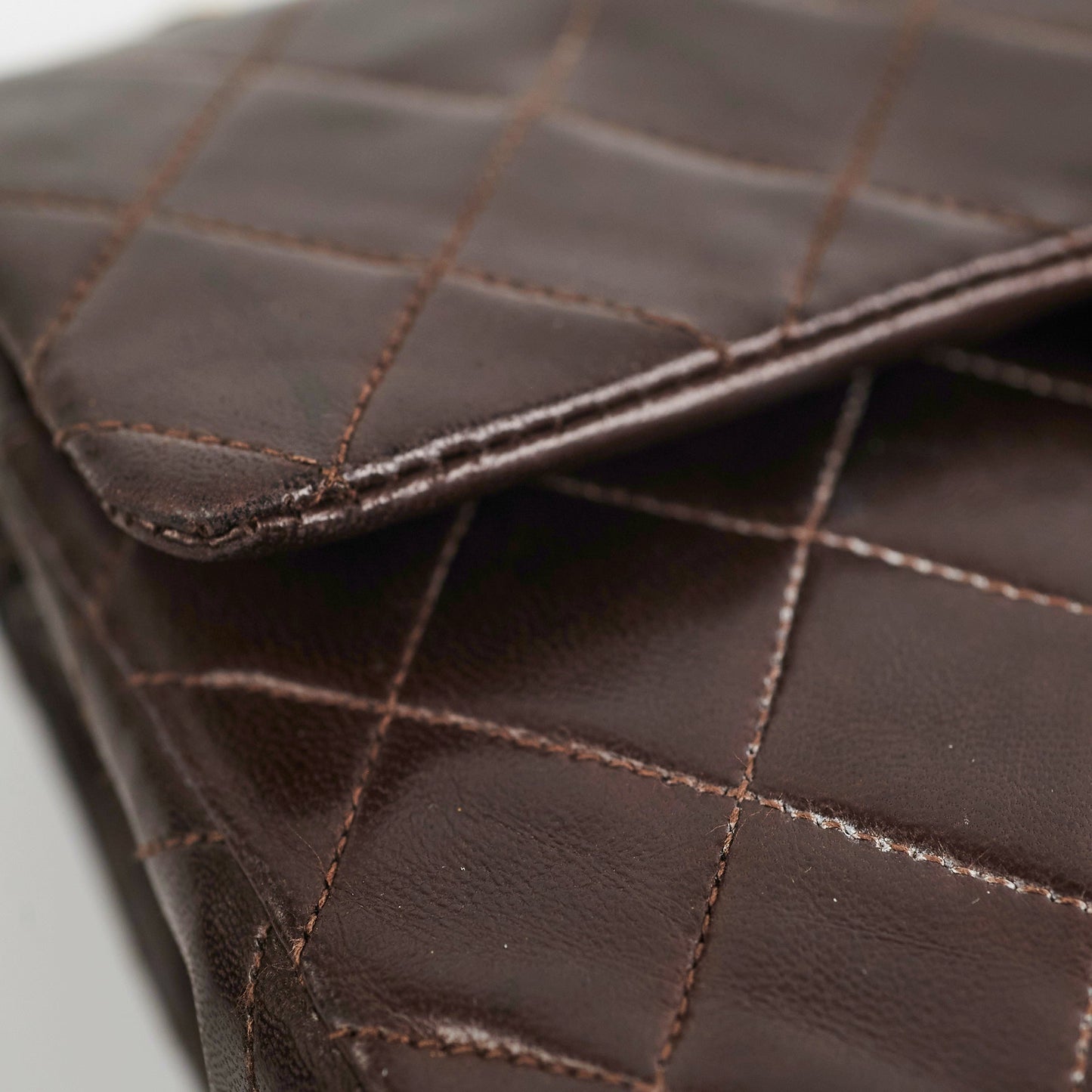Chanel  Classic Medium/Large Dark Brown