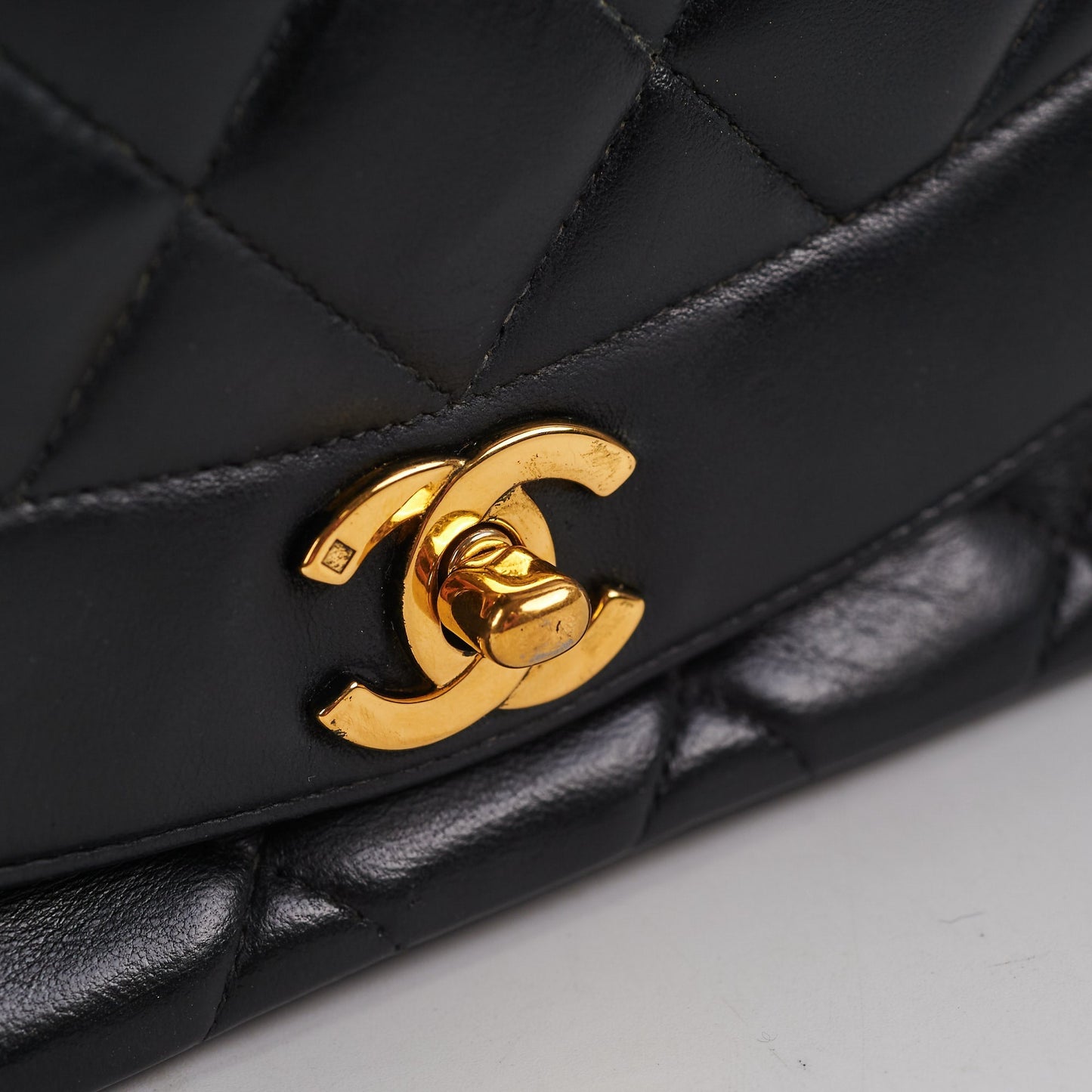 Chanel  Diana Small Black (Recoloured)
