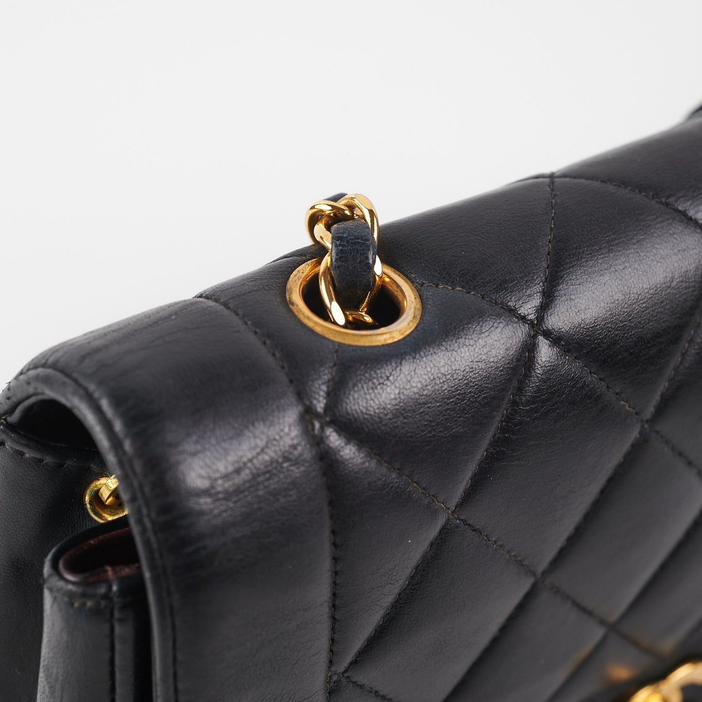 Chanel  Diana Small Black (Recoloured)