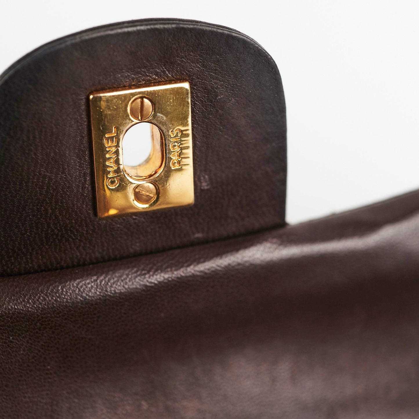 Chanel  Classic Medium/Large Dark Brown