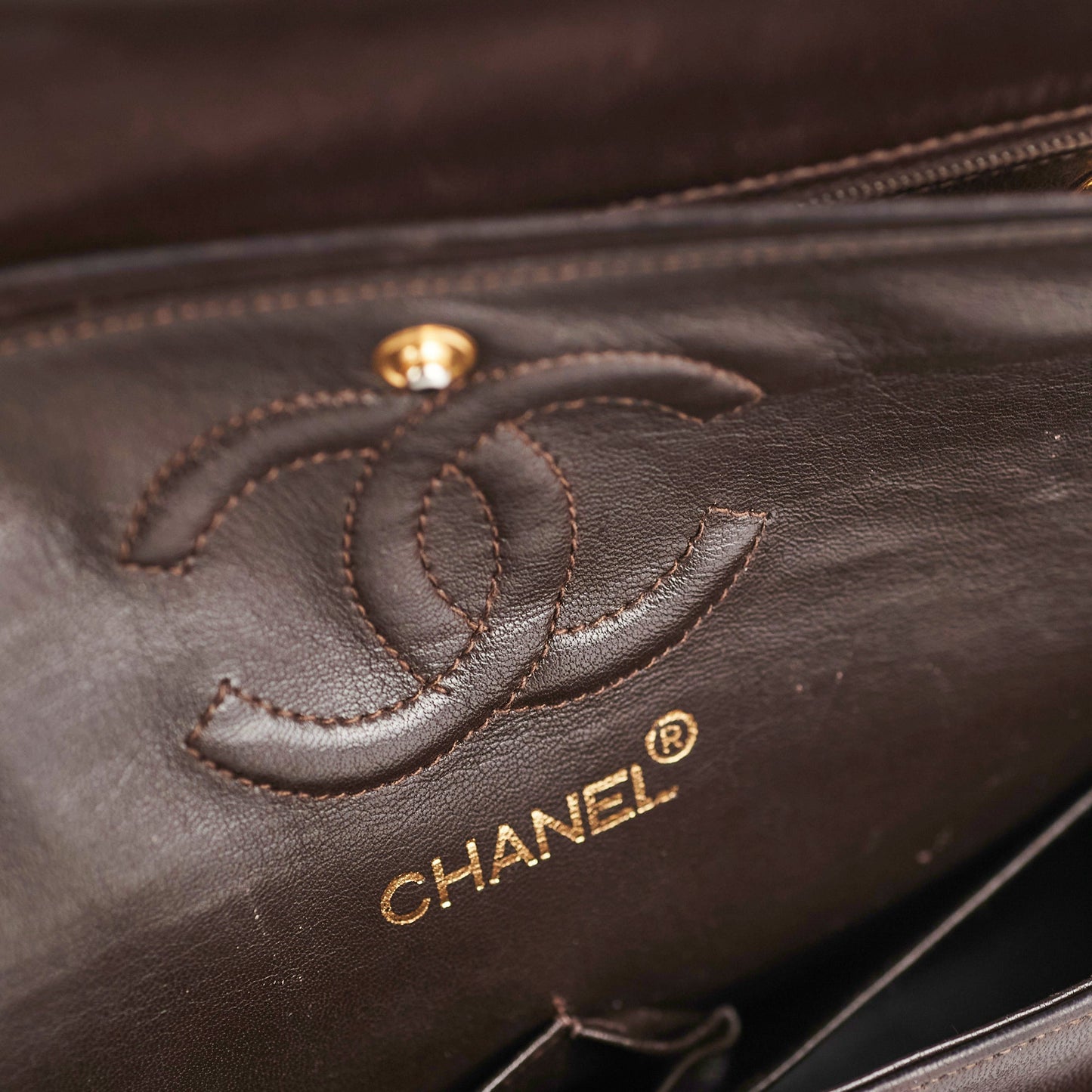Chanel  Classic Medium/Large Dark Brown