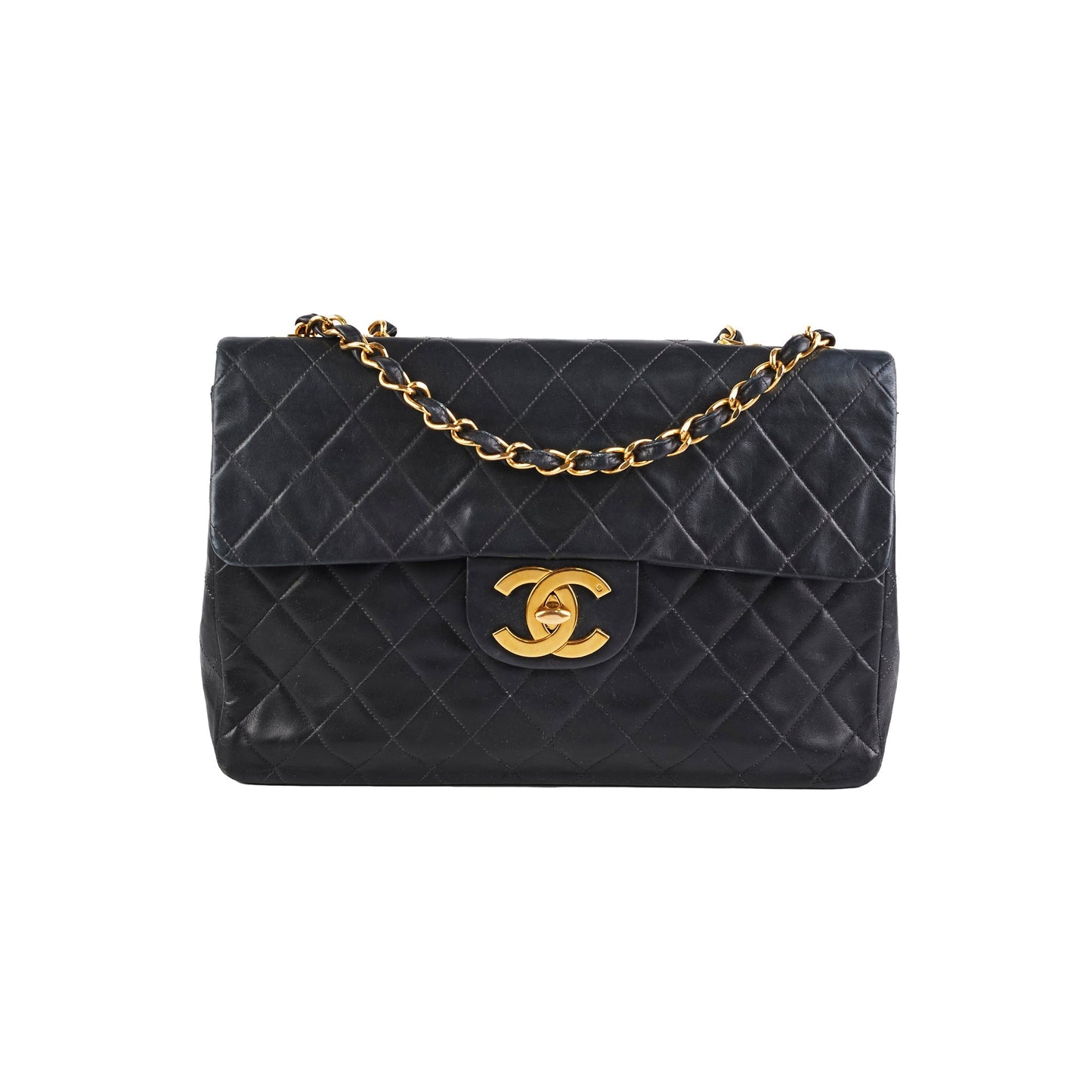 Chanel Maxi Jumbo  Black Flap