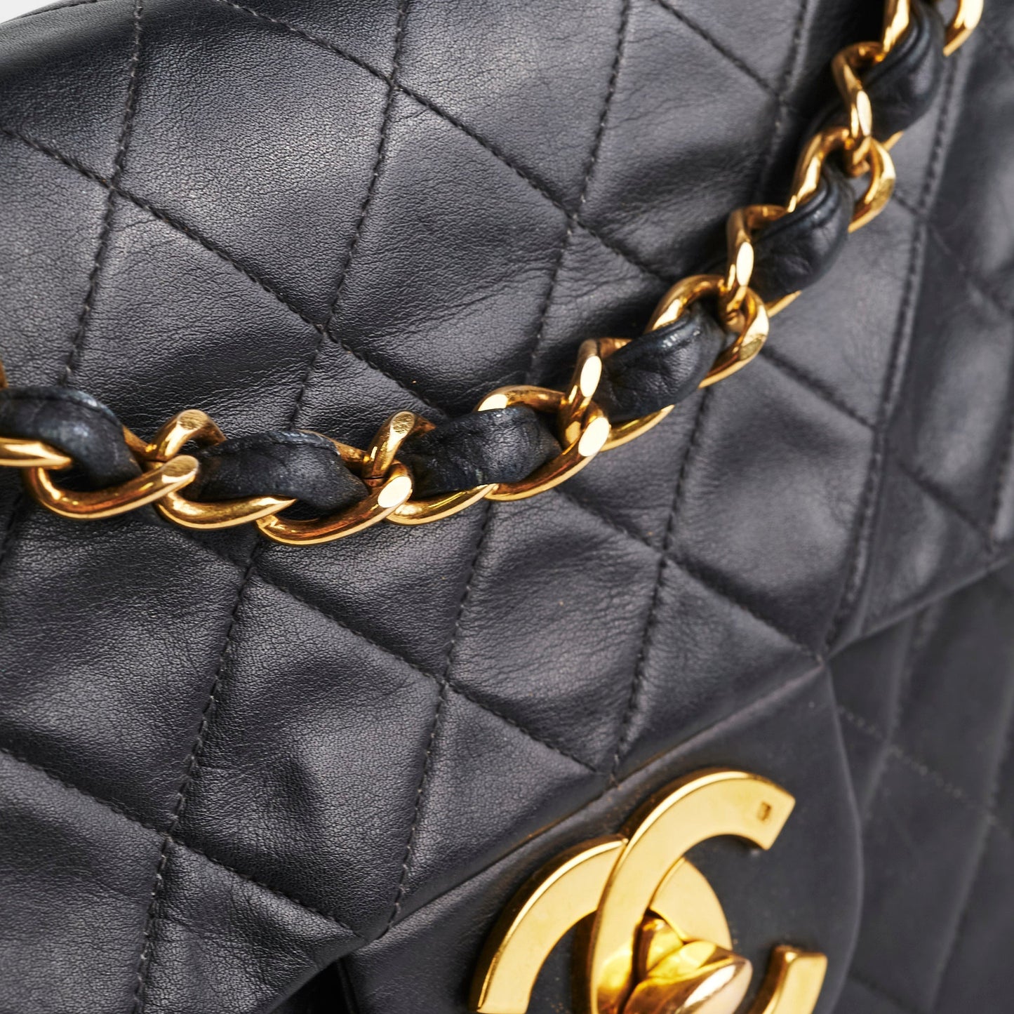 Chanel Maxi Jumbo  Black Flap