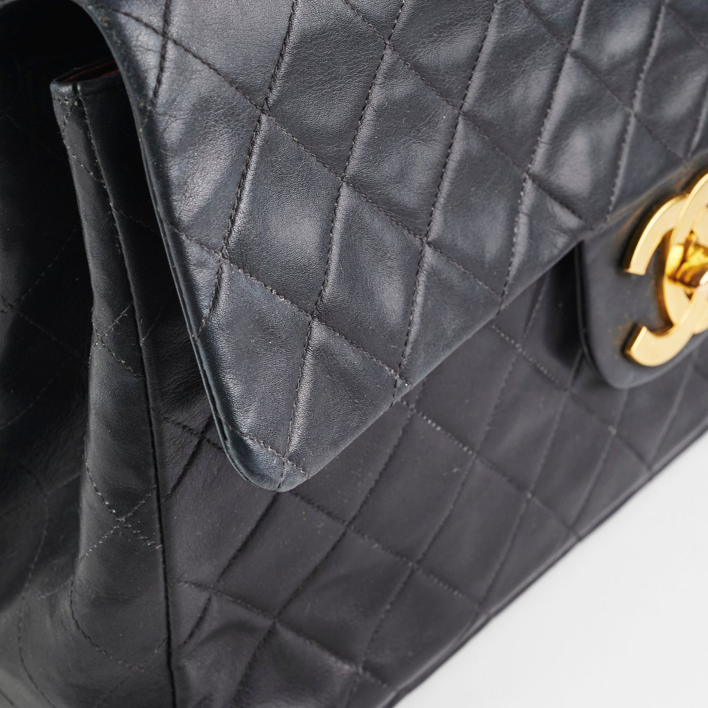 Chanel Maxi Jumbo  Black Flap