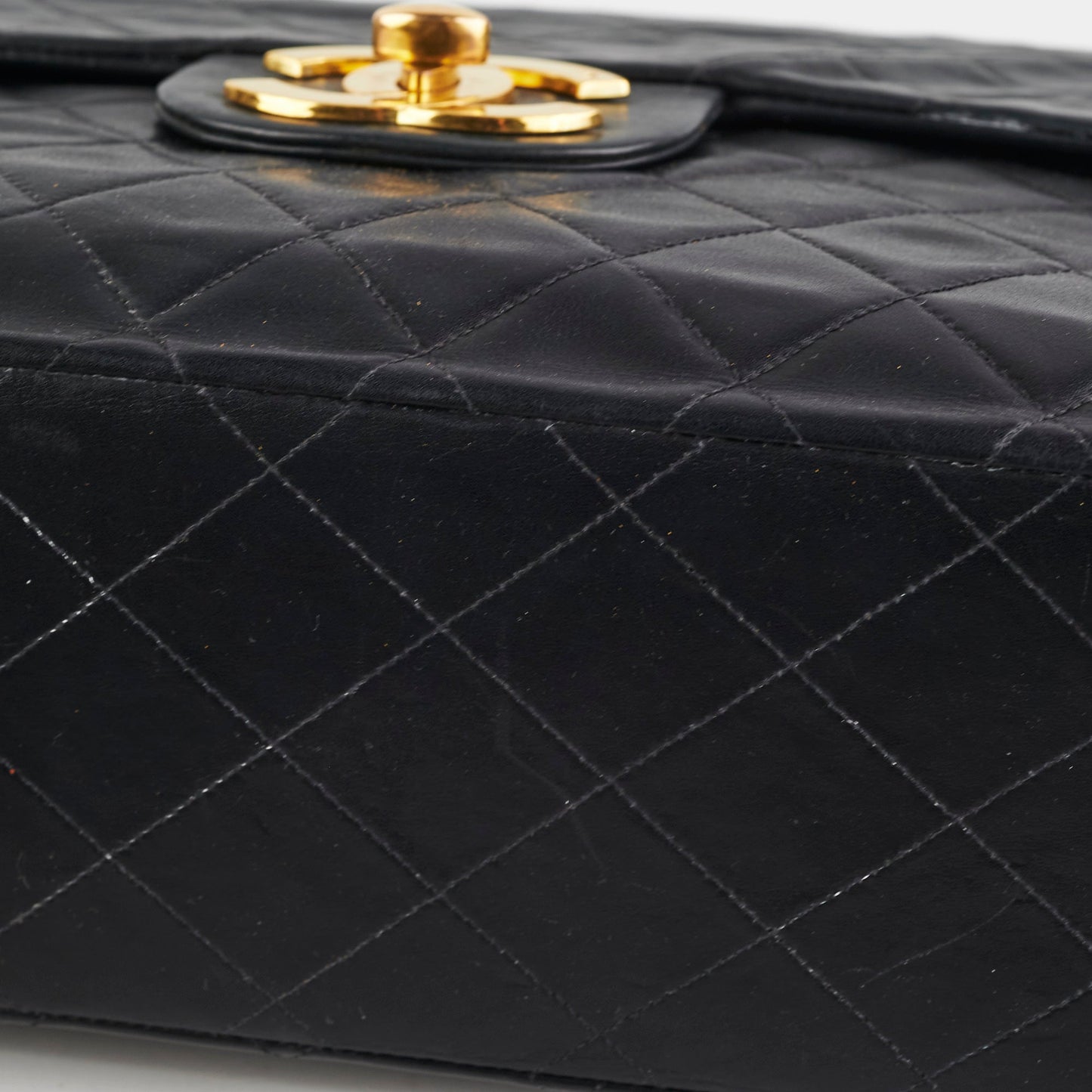Chanel Maxi Jumbo  Black Flap