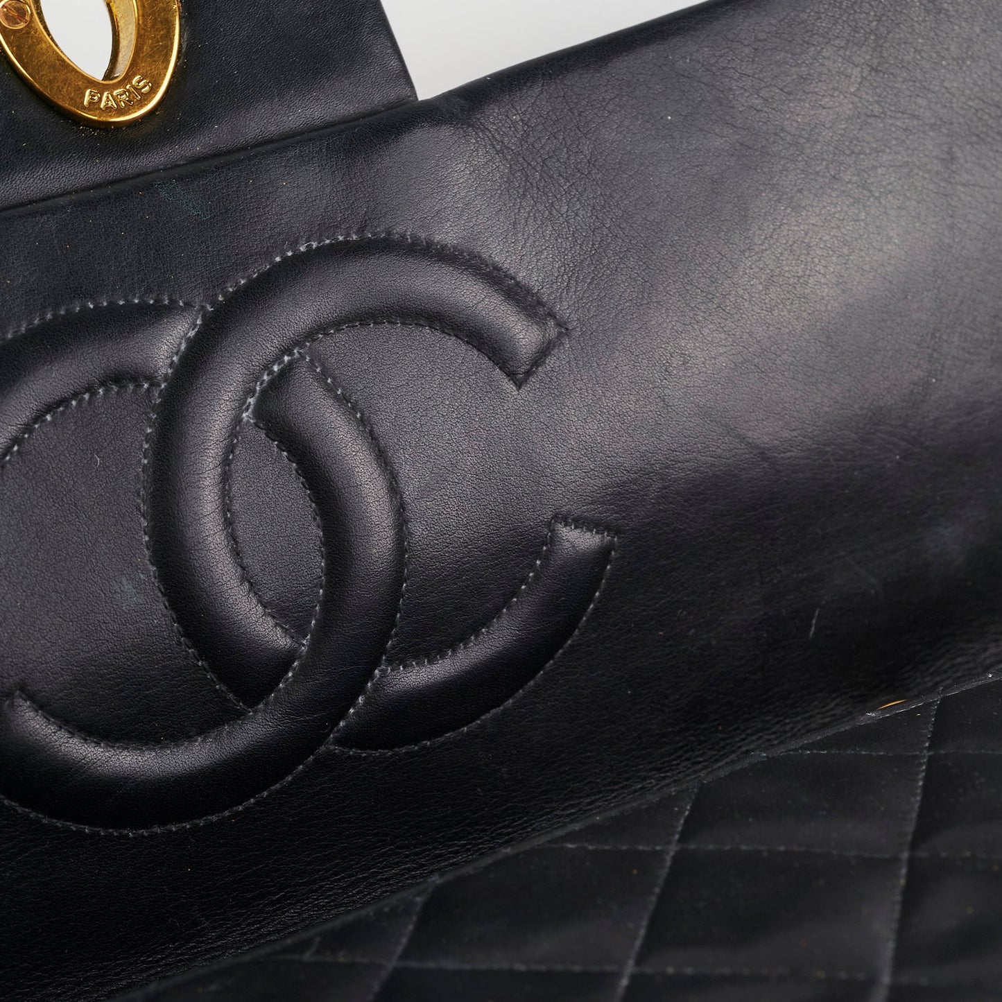 Chanel Maxi Jumbo  Black Flap