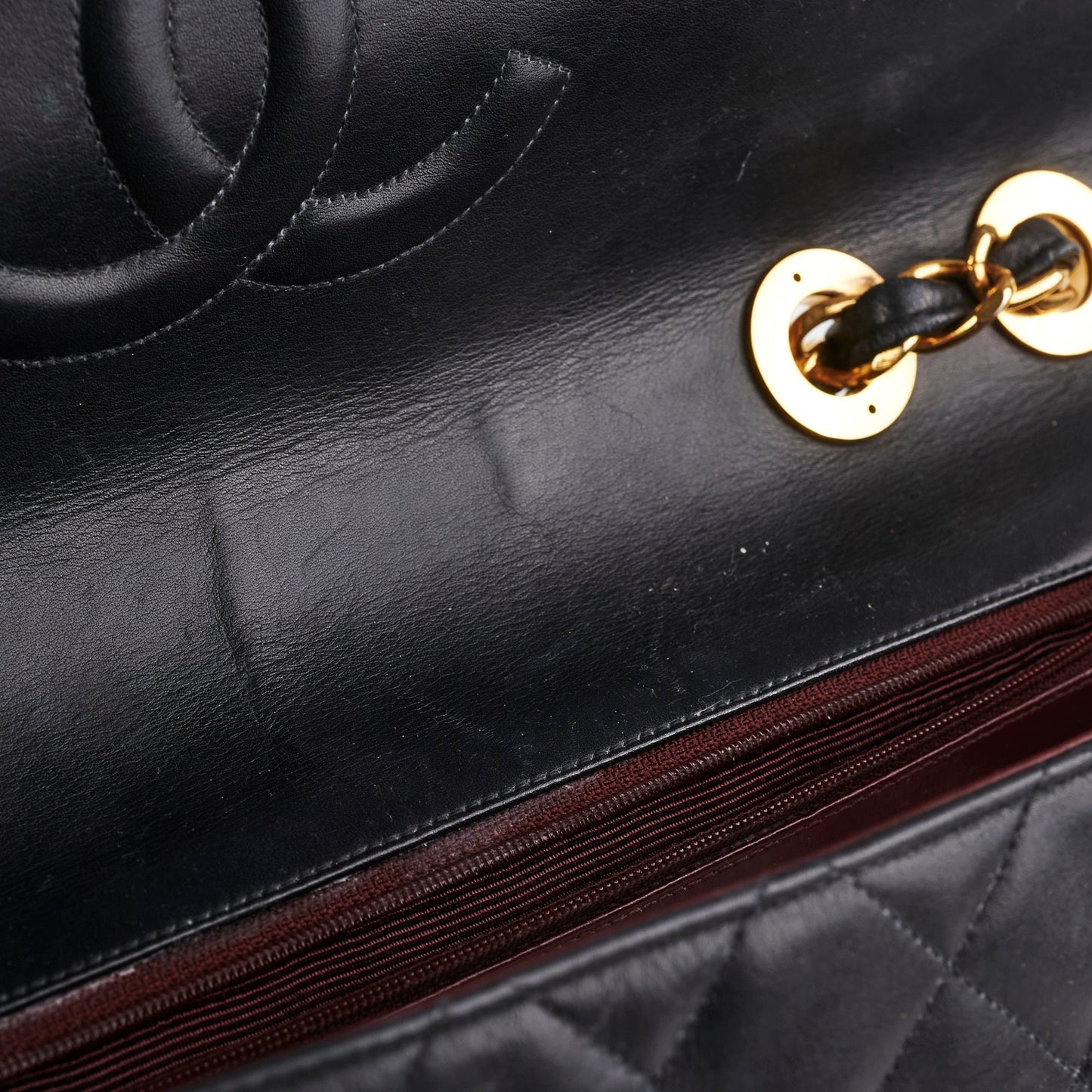Chanel Maxi Jumbo  Black Flap