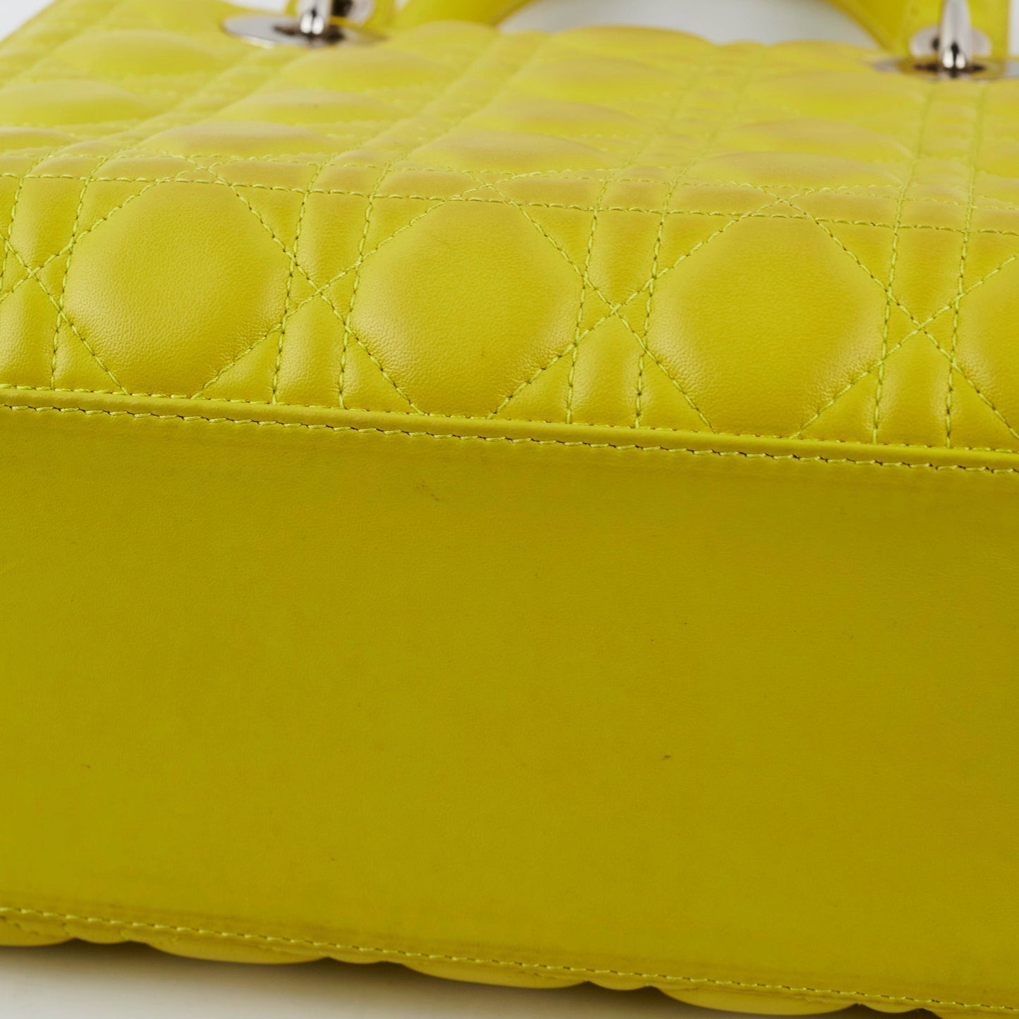 Christian Dior Lady Dior Medium Yellow