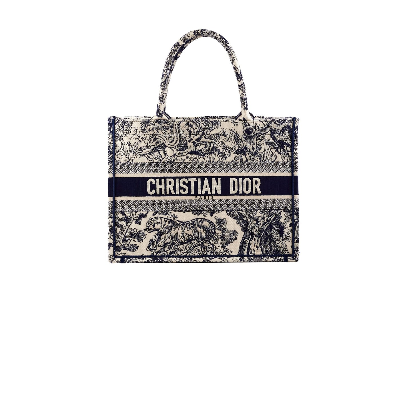 Christian Dior Book Tote Medium Navy