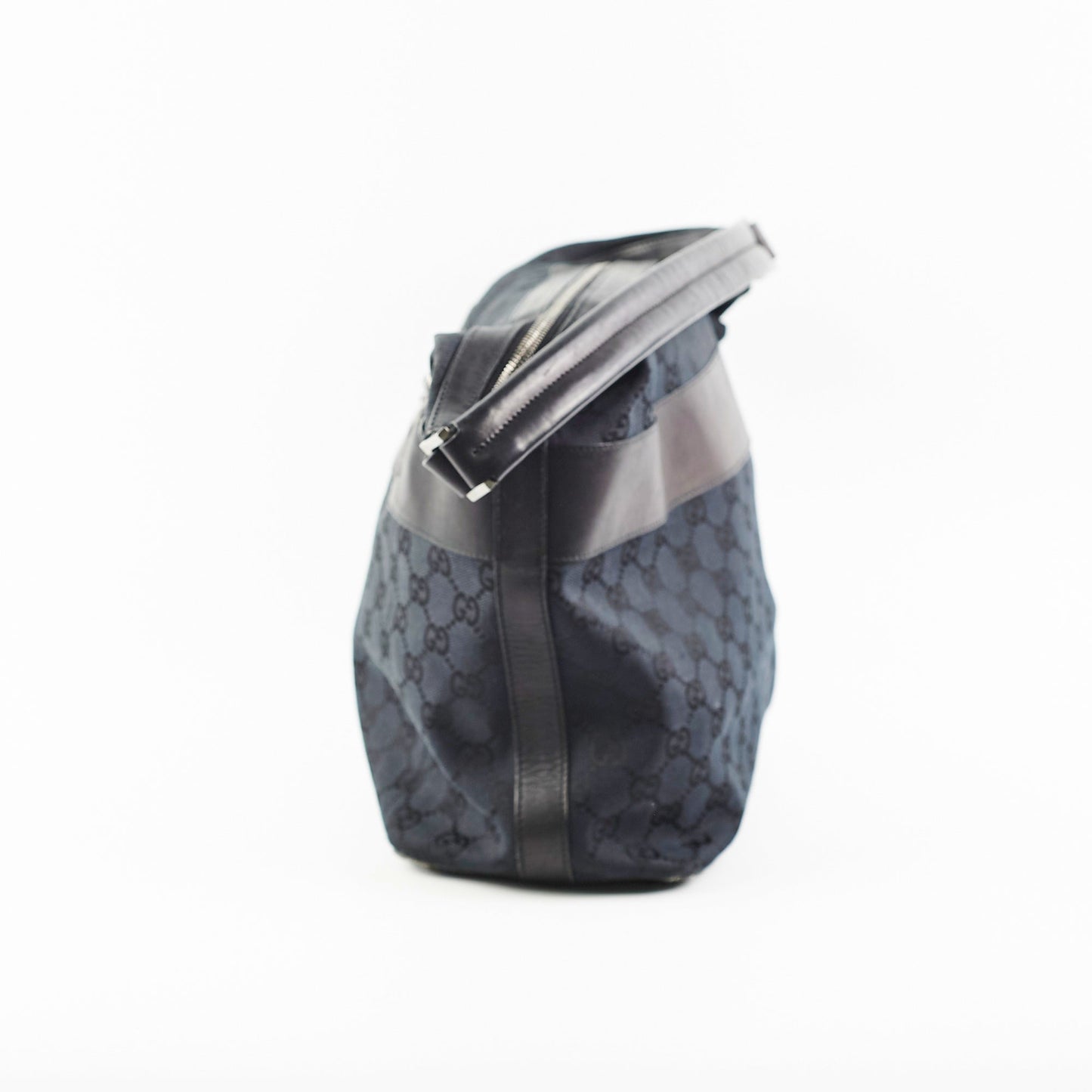 Gucci   GG Canvas Black Shoulder Bag