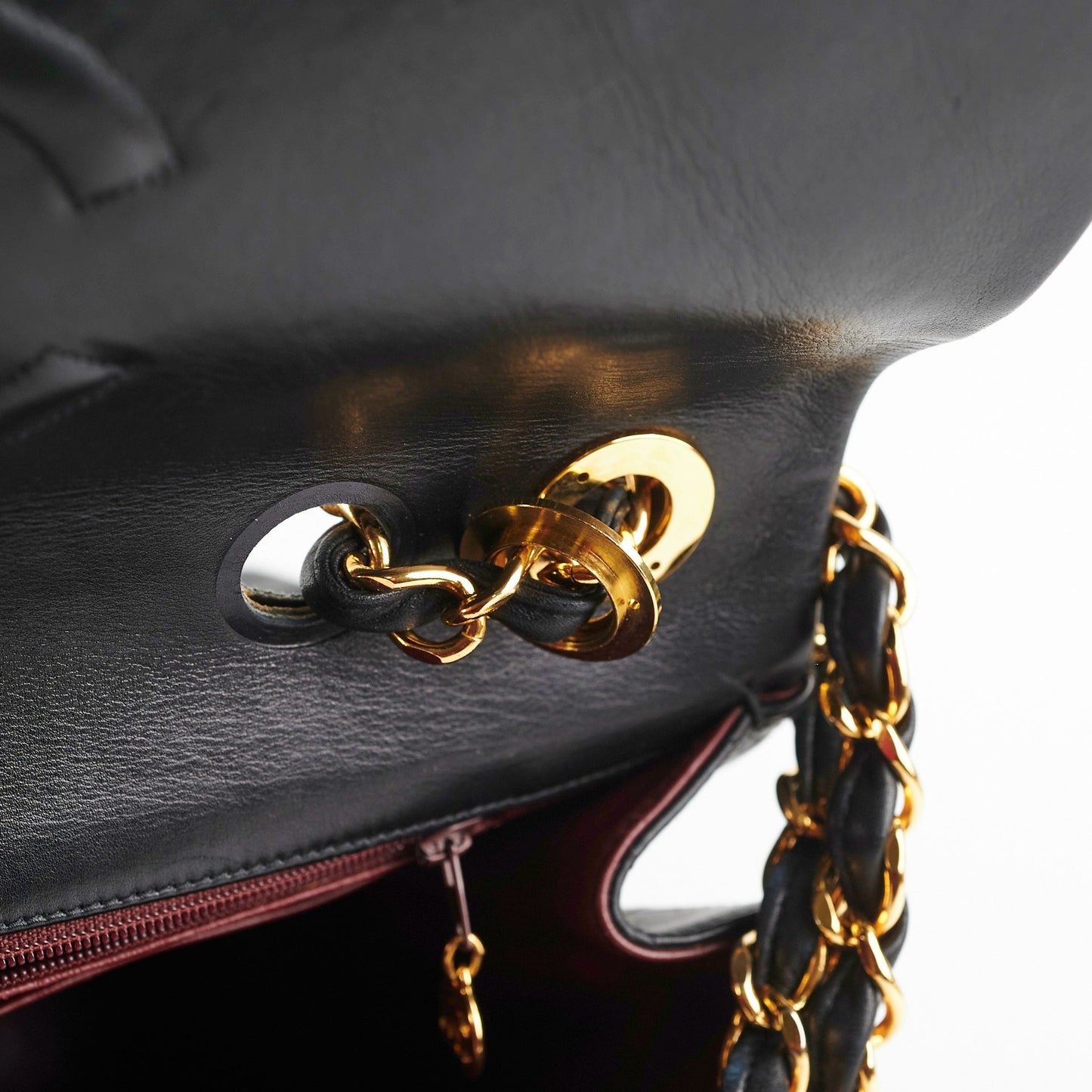 Chanel Maxi Jumbo  Black 24K Gold