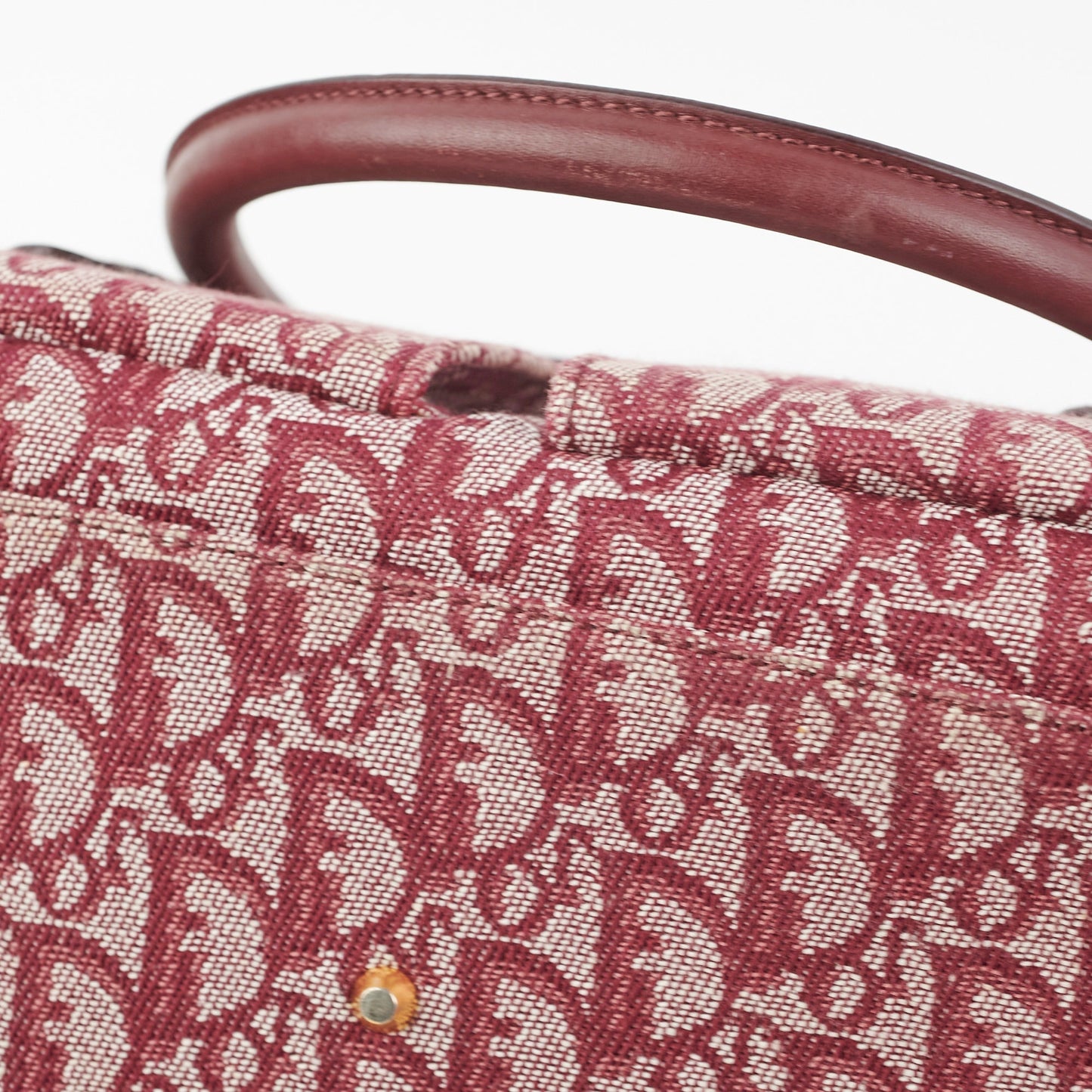 Christian Dior Trotter Tote Bag Bordeaux