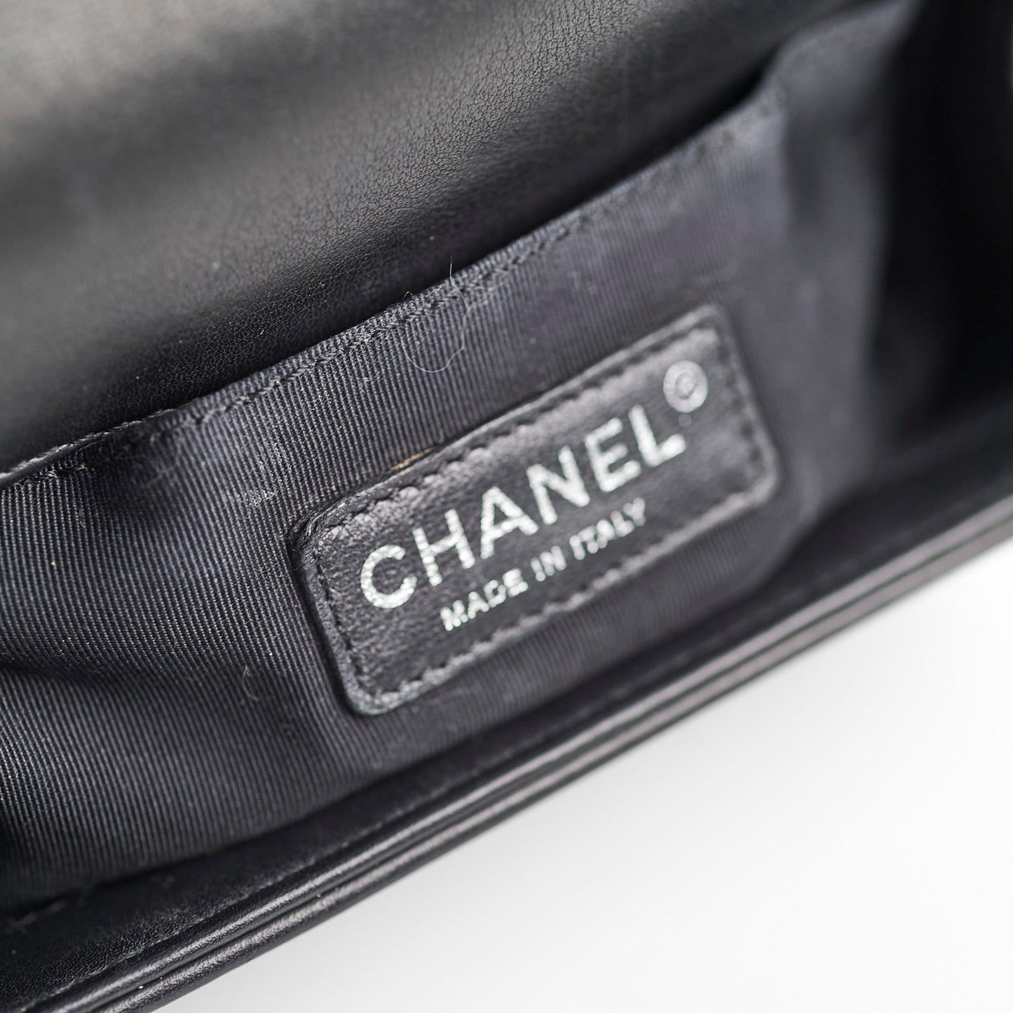 Chanel Small Boy Black Lambskin - Series 19