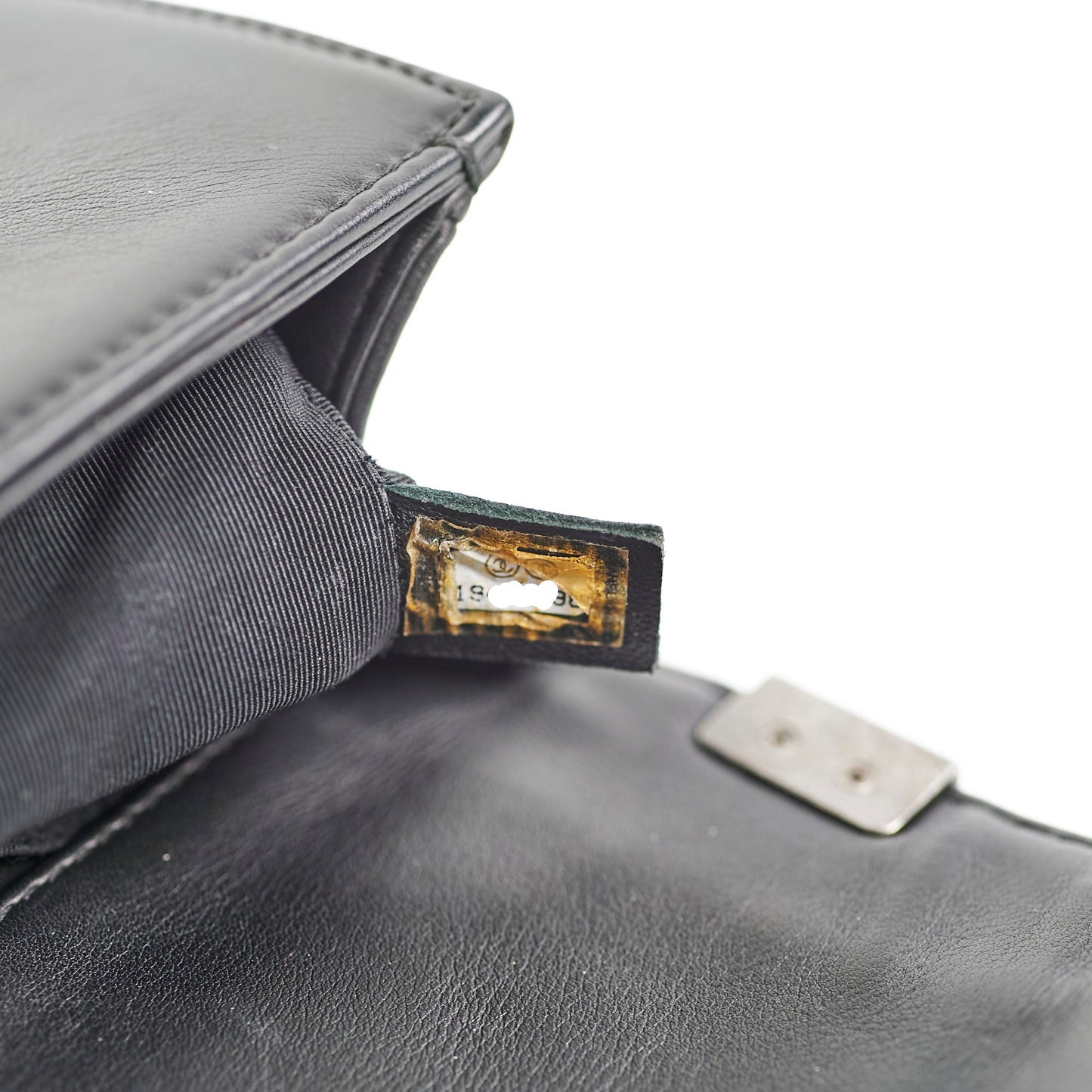 Chanel Small Boy Black Lambskin - Series 19