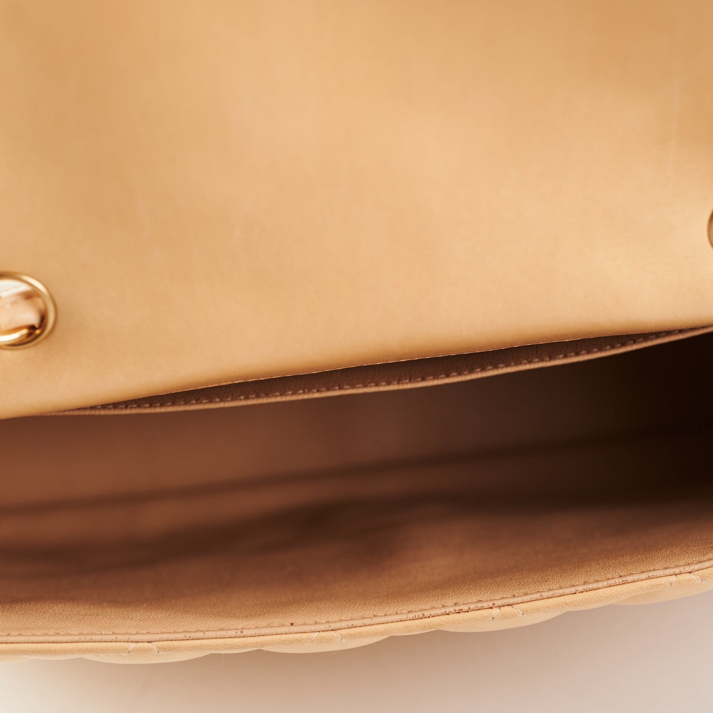 Chanel Single Flap Jumbo Lambskin Beige