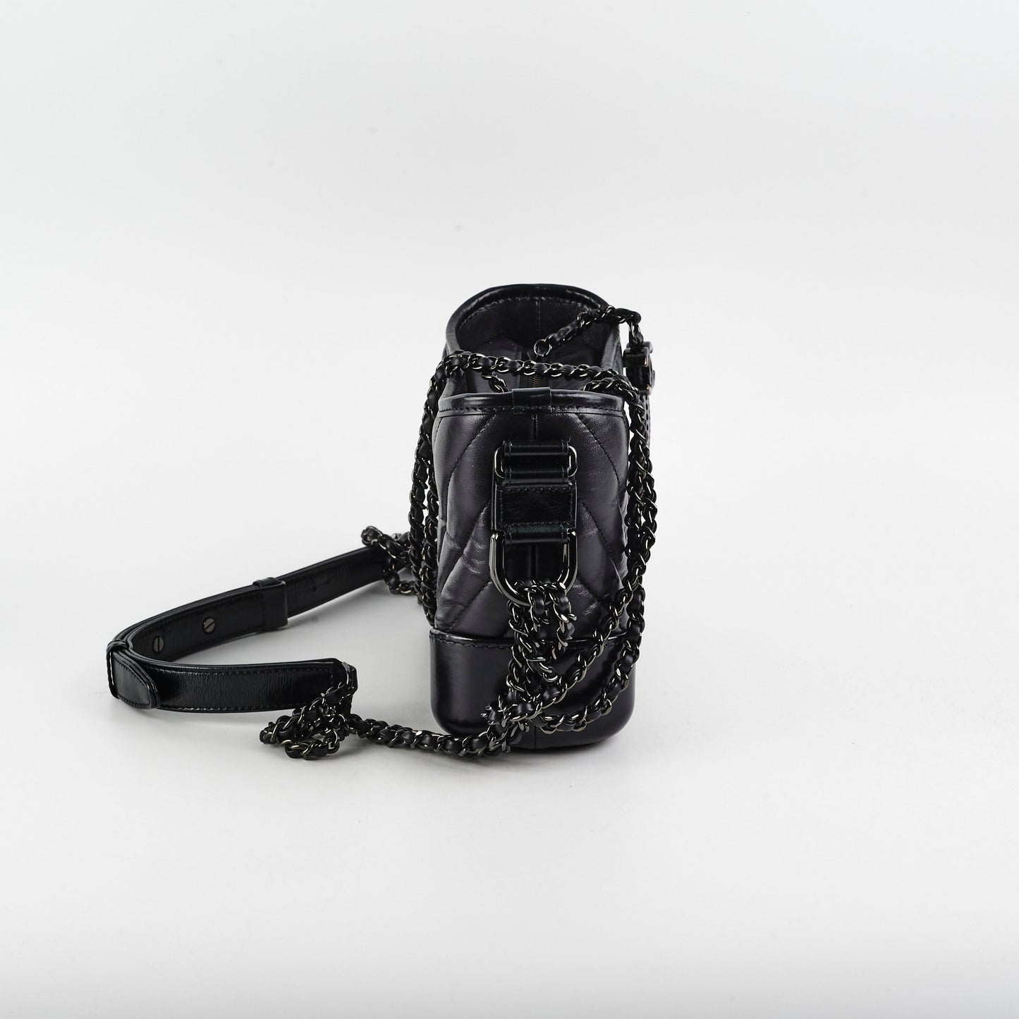 Chanel Small Gabriel Calfskin Black