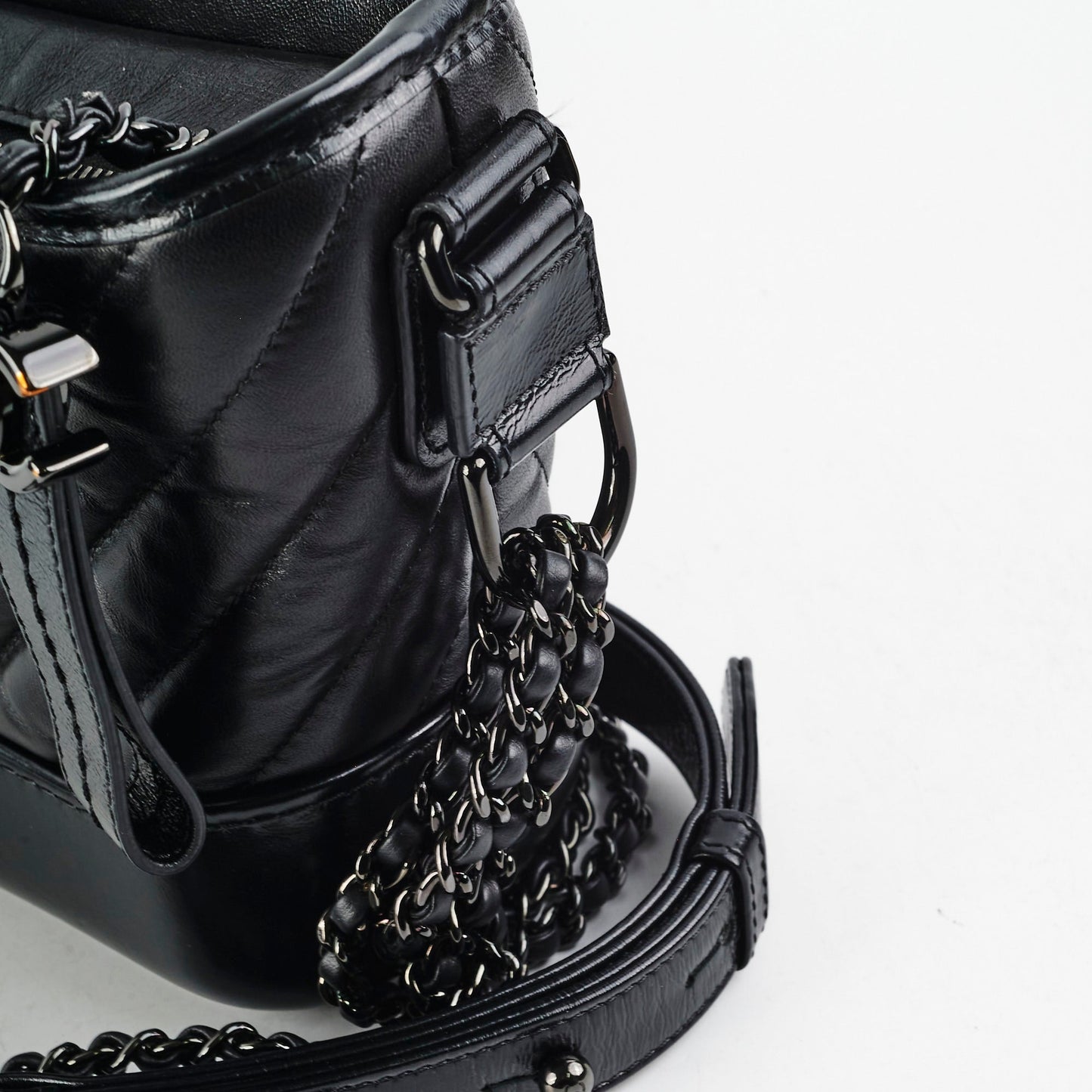 Chanel Small Gabriel Calfskin Black