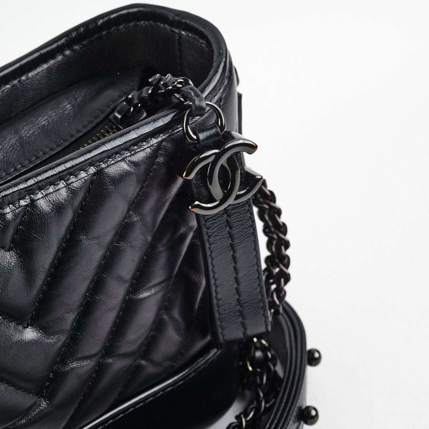Chanel Small Gabriel Calfskin Black