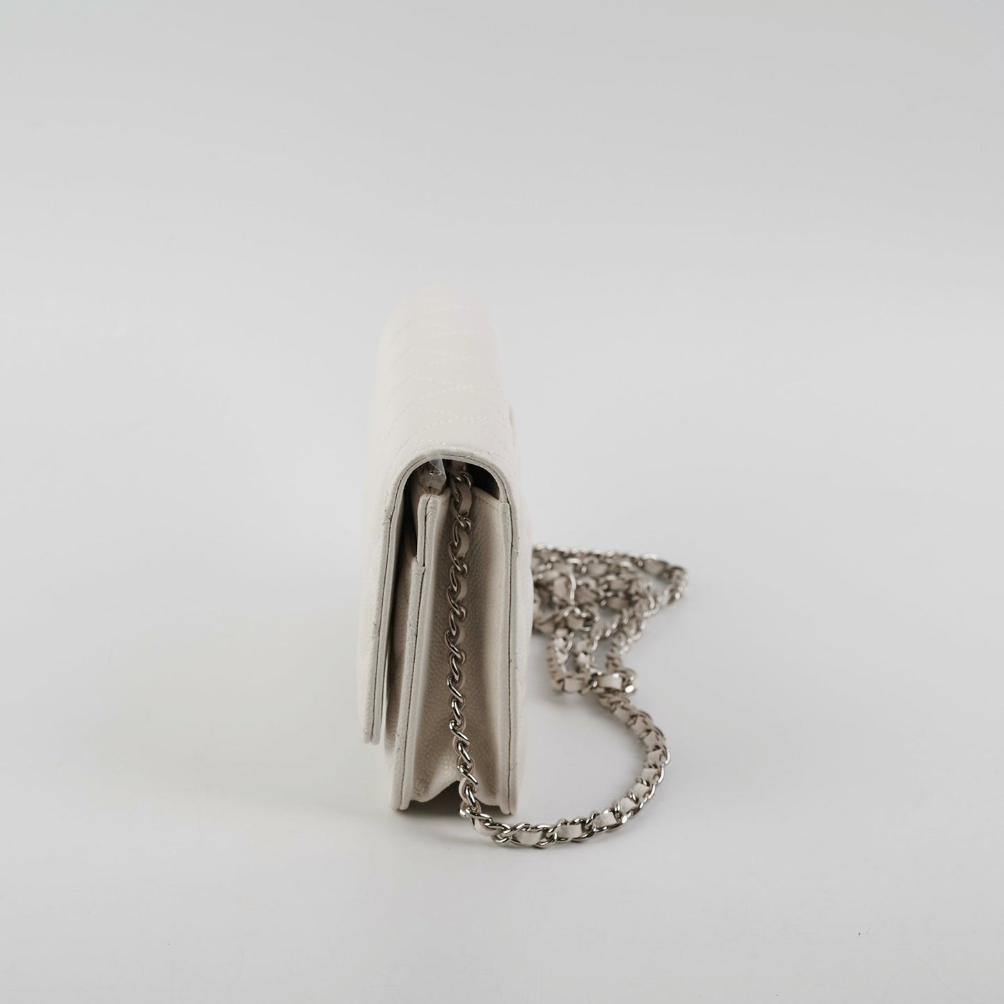 ITEM 6 - Chanel Wallet On Chain WOC Caviar White
