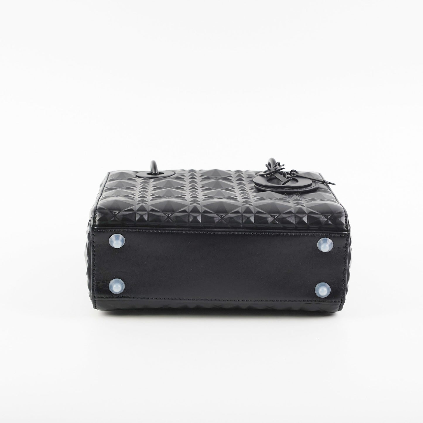 Christian Dior My ABC  Lady Dior Calfskin Small Cannage Bag Black