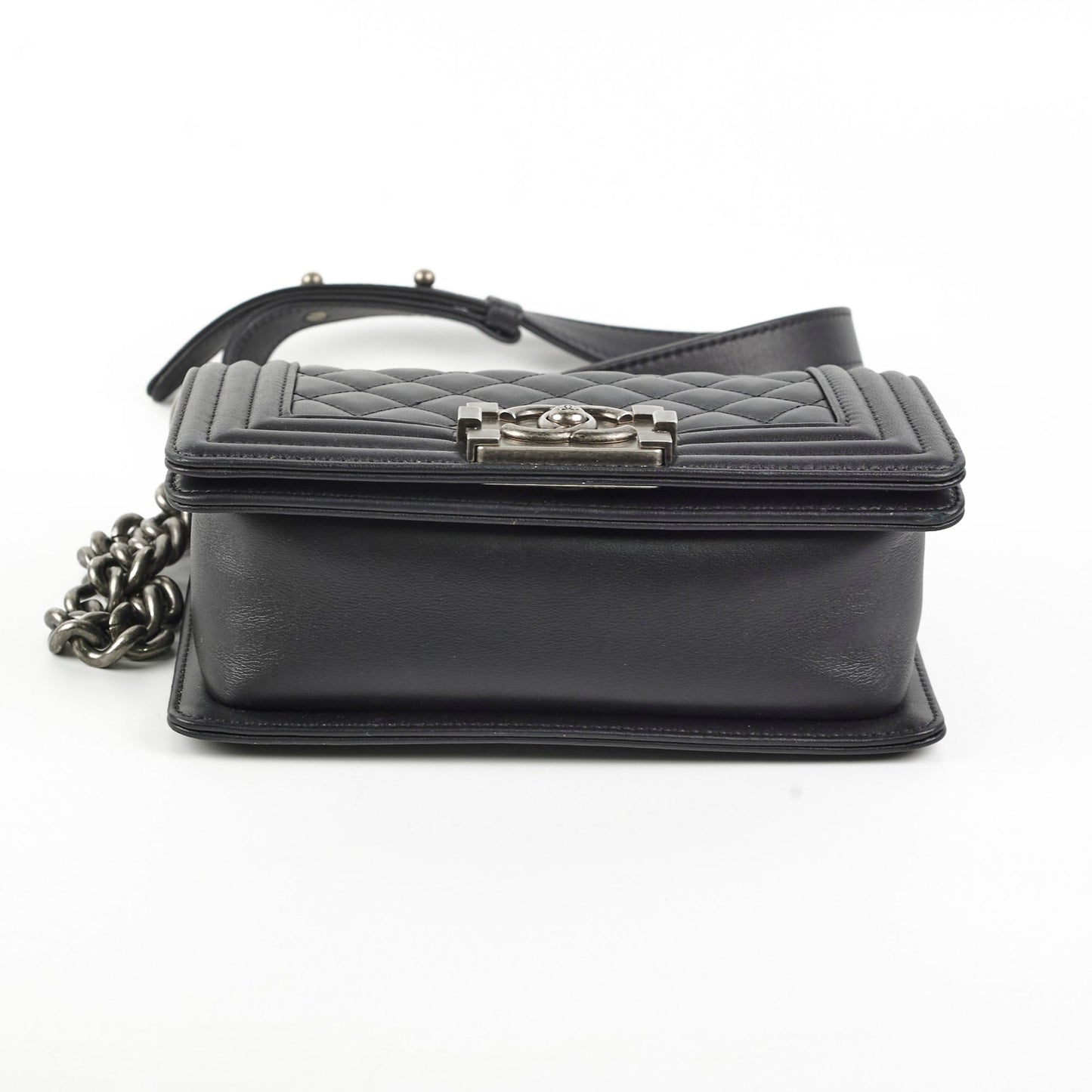 Chanel Small Boy Lambskin Black