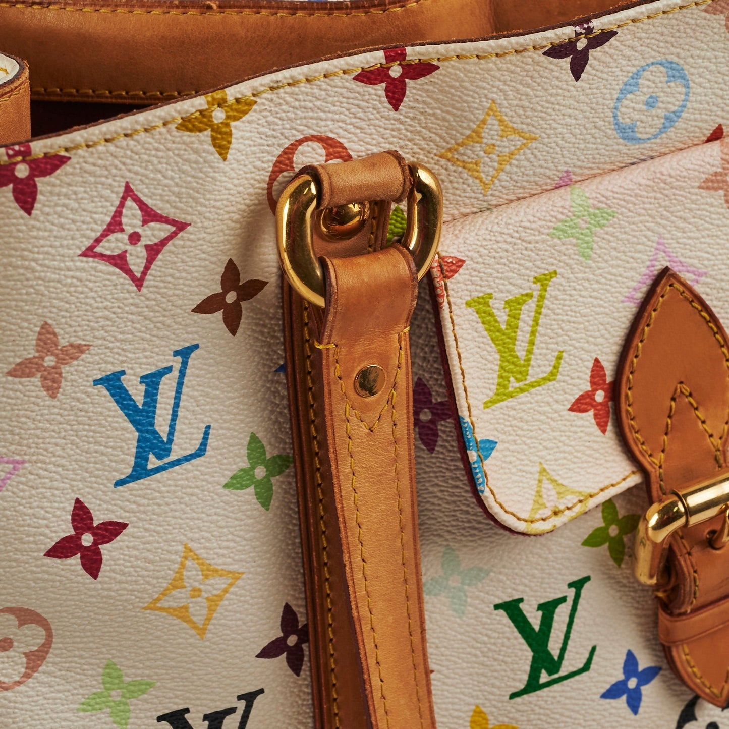 Louis Vuitton Multicolor Aurelia MM Tote Bag