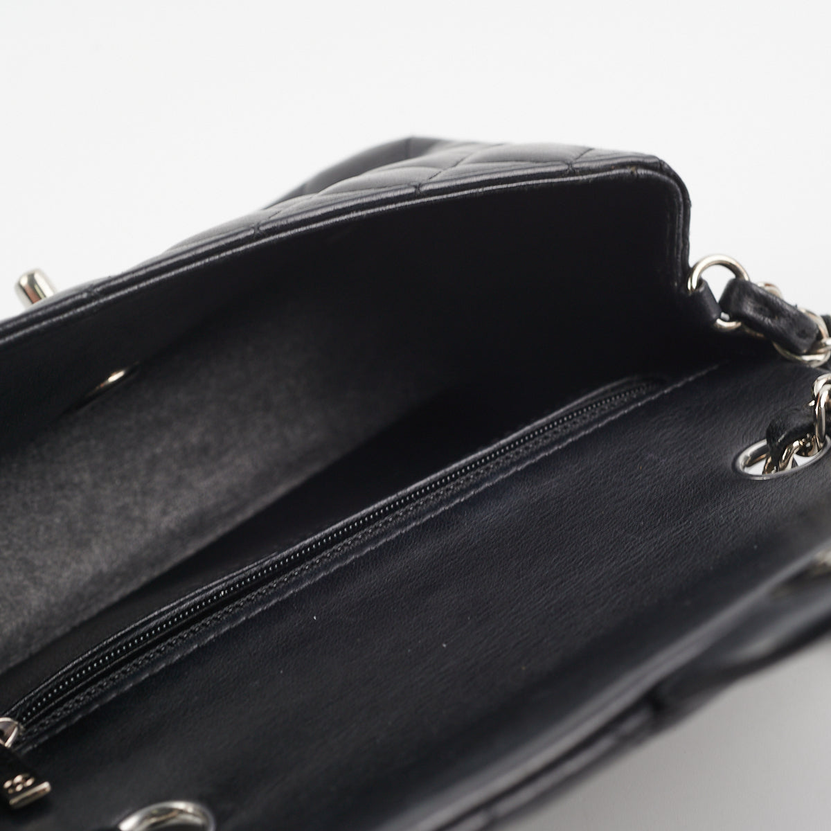 Chanel Mini Rectangular Lambskin Black