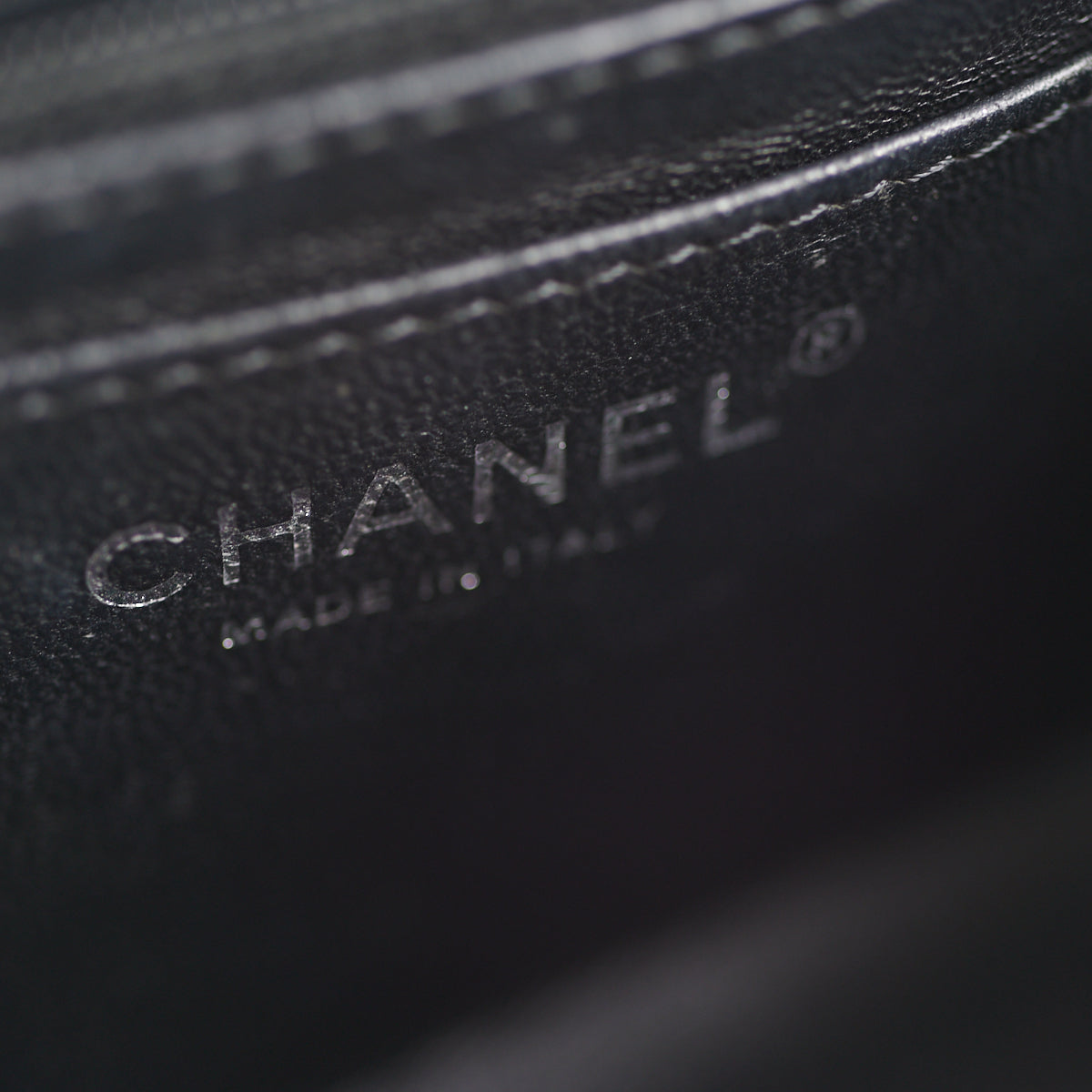 Chanel Mini Rectangular Lambskin Black