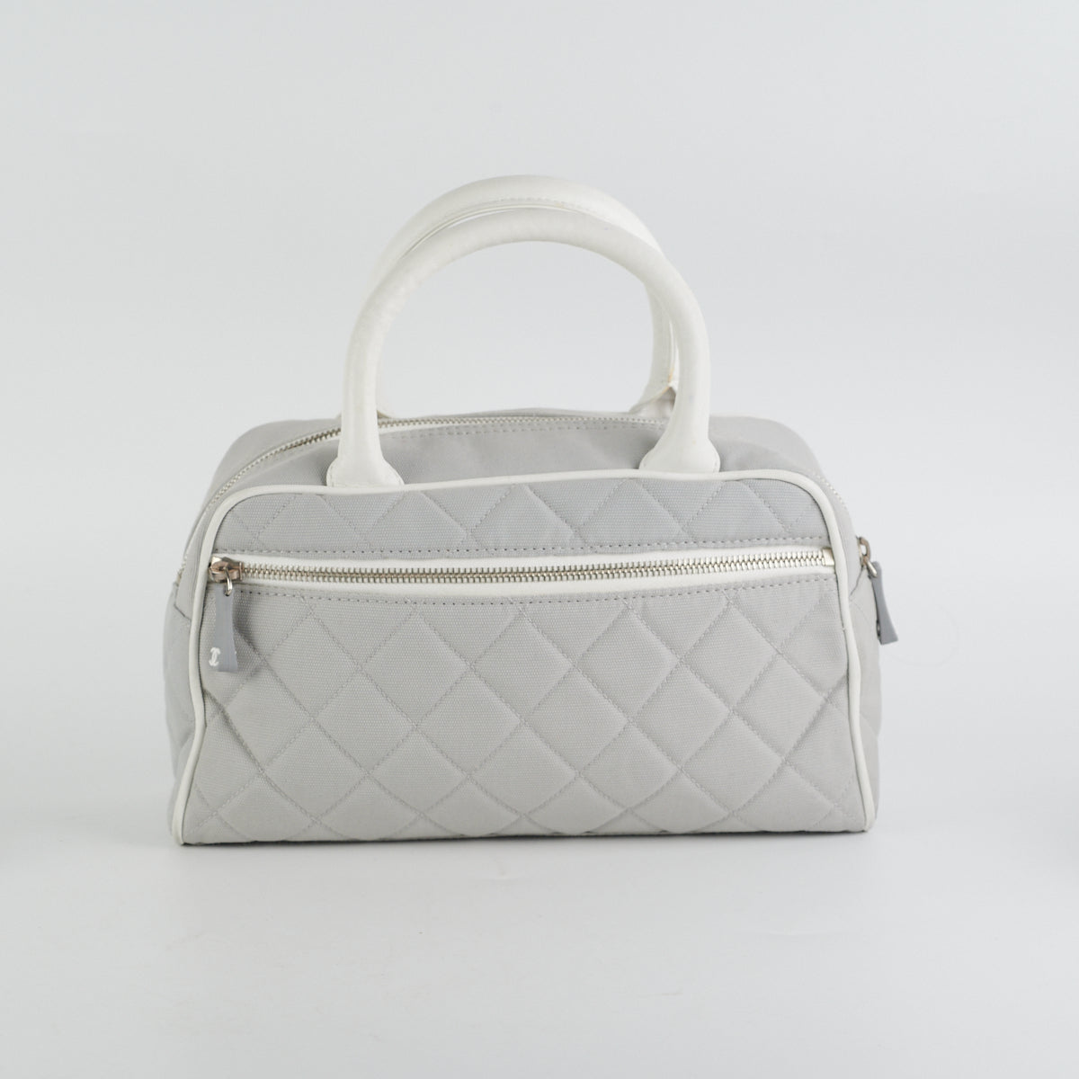 Chanel Bowling Bag Grey