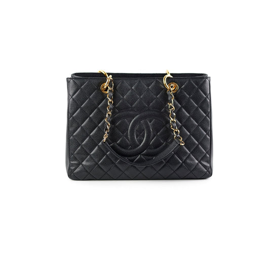 Chanel Grand Shopping Tote GST Caviar Black Tote