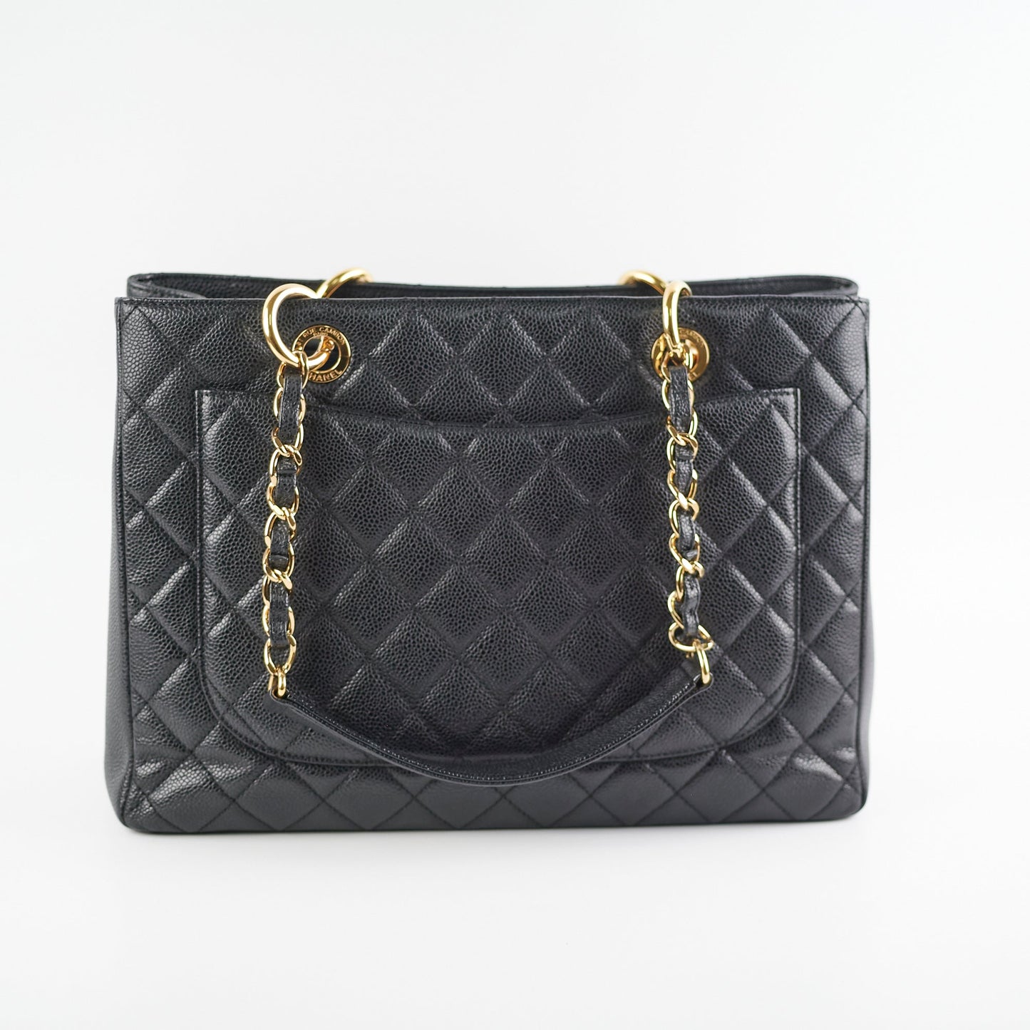 Chanel Grand Shopping Tote GST Caviar Black Tote