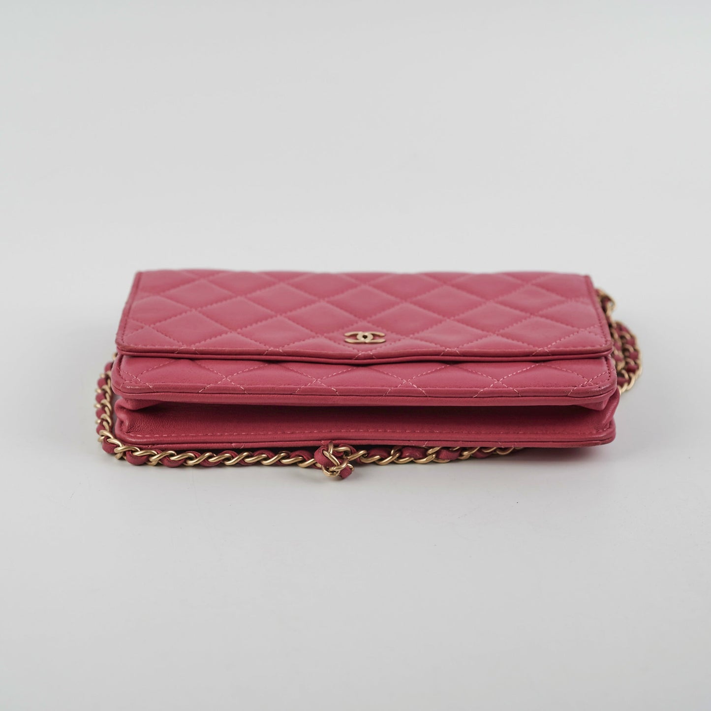 Chanel Wallet On Chain WOC Pink