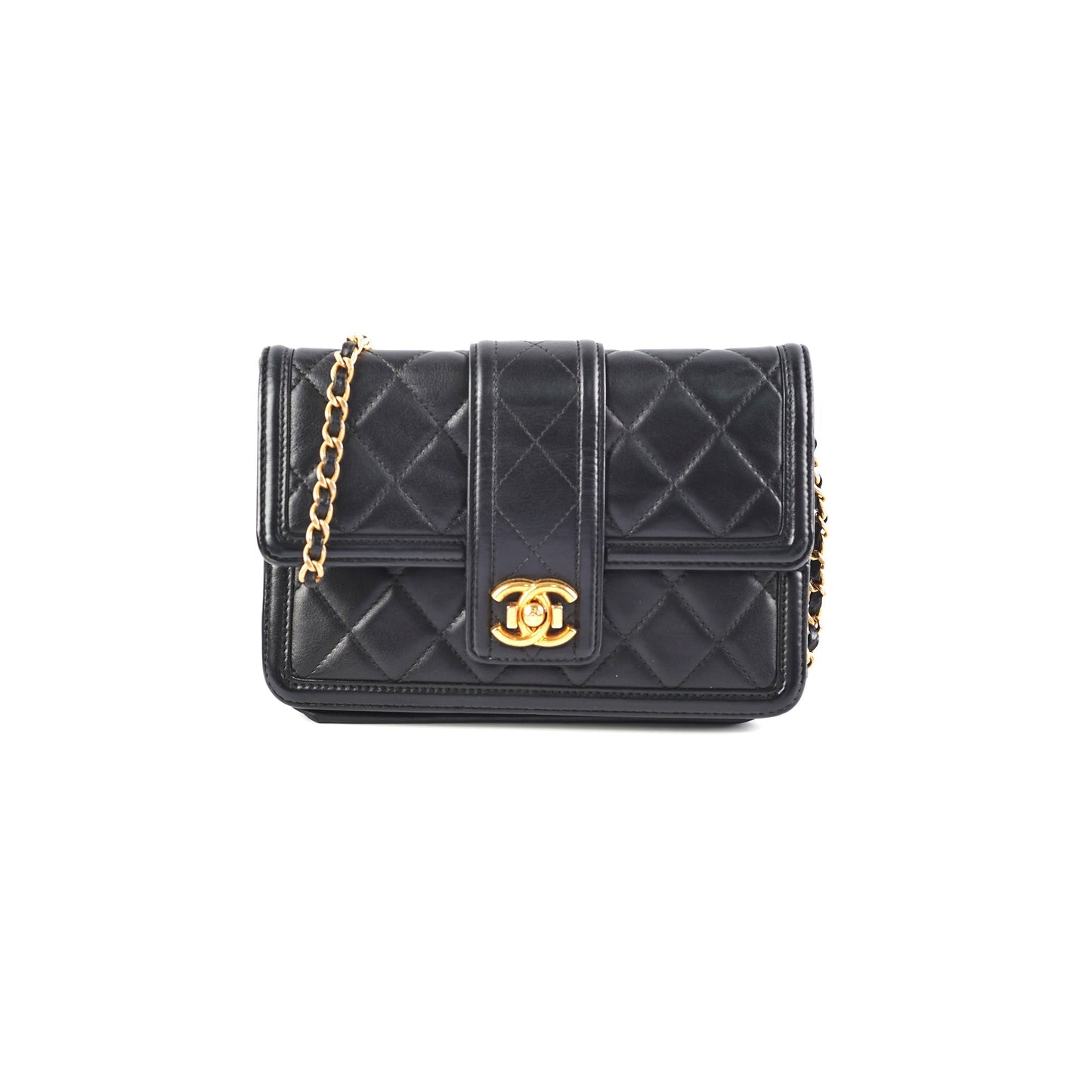 Chanel Elegant Woc Lambskin Black