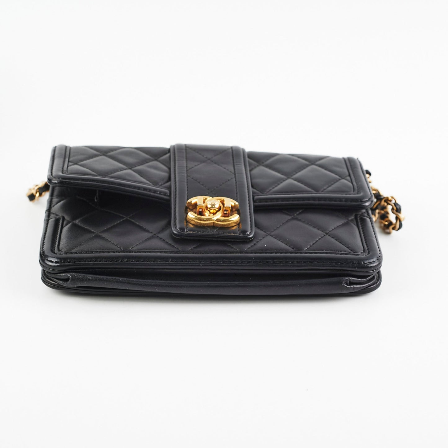 Chanel Elegant Woc Lambskin Black