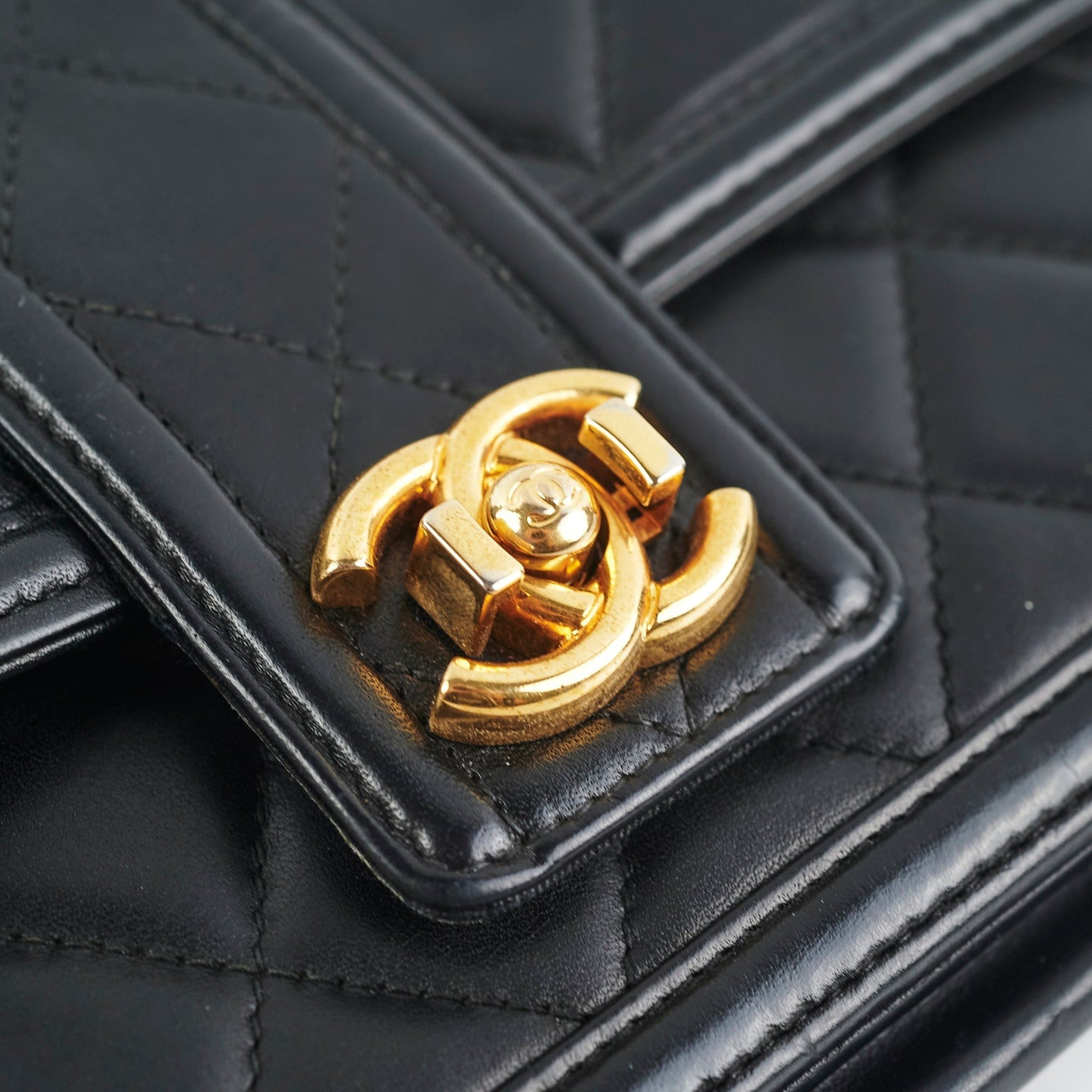 Chanel Elegant Woc Lambskin Black