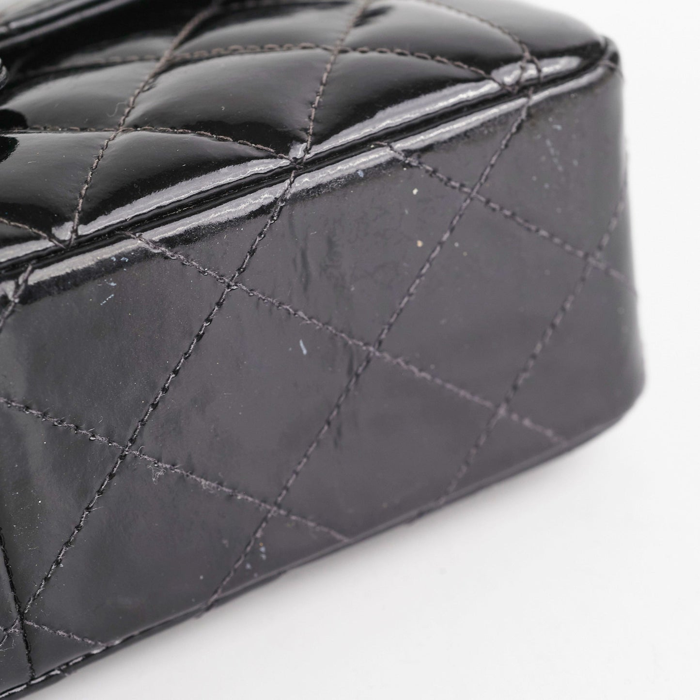 Chanel  Patent Black Flap Bag