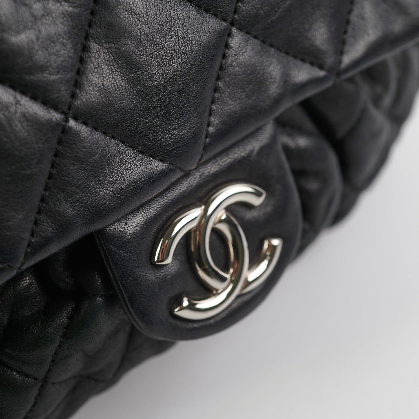 Chanel Black Matelasse Chain Shoulder Bag